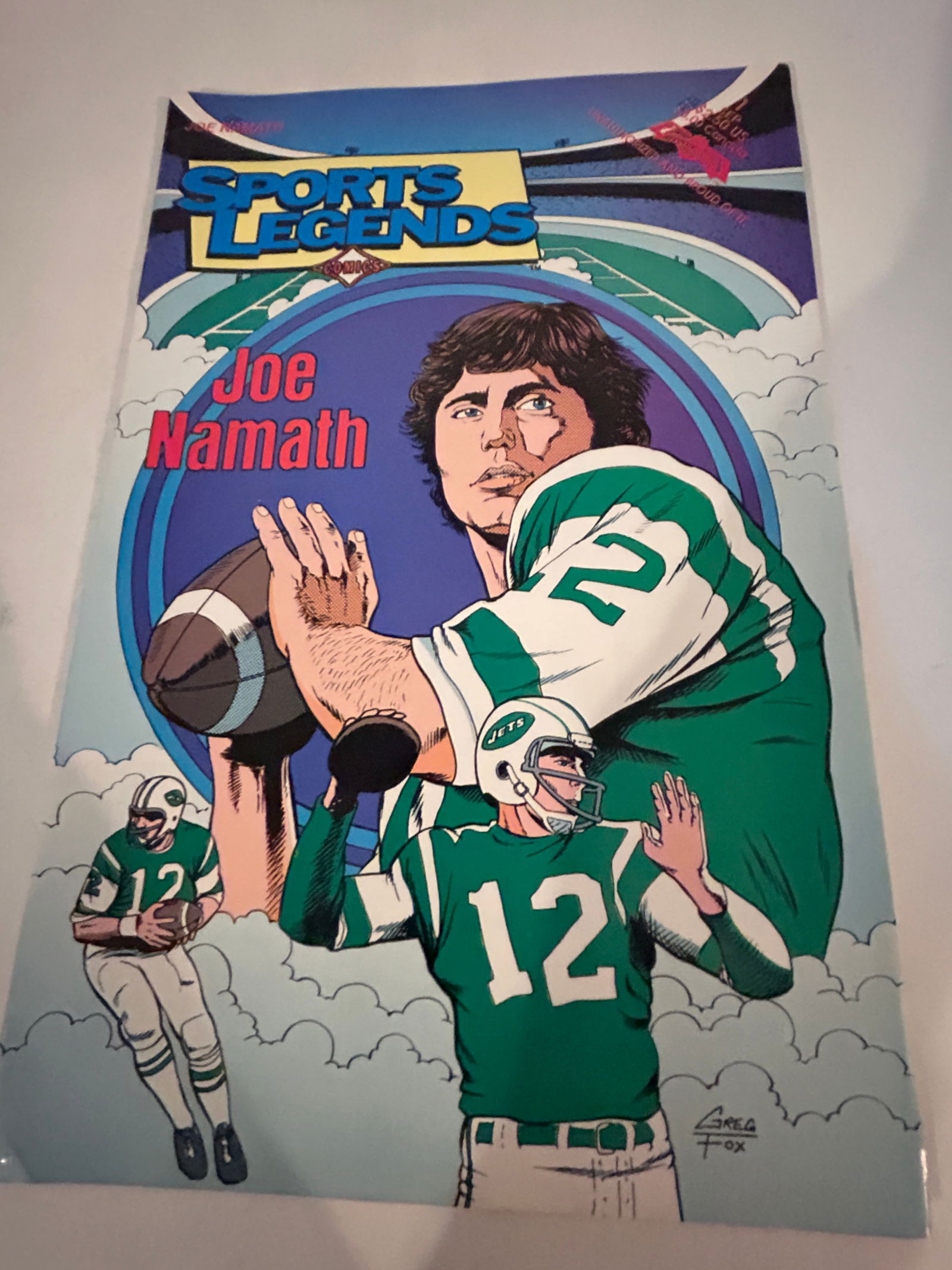 Vintage Comic Book Joe Namath # 1 (1 of 2)