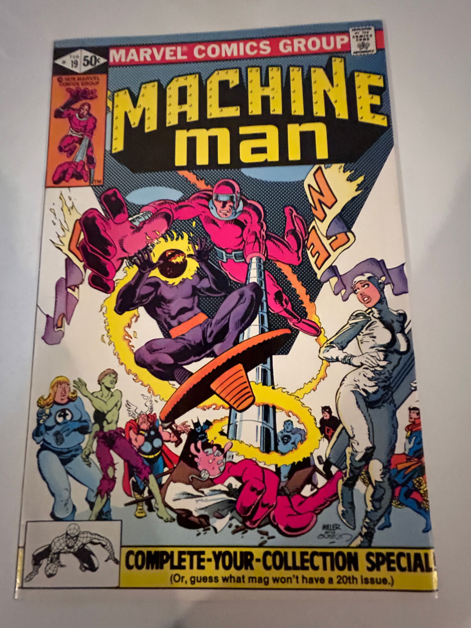 Vintage Comic Book Machine Man # 19 (1 of 2)