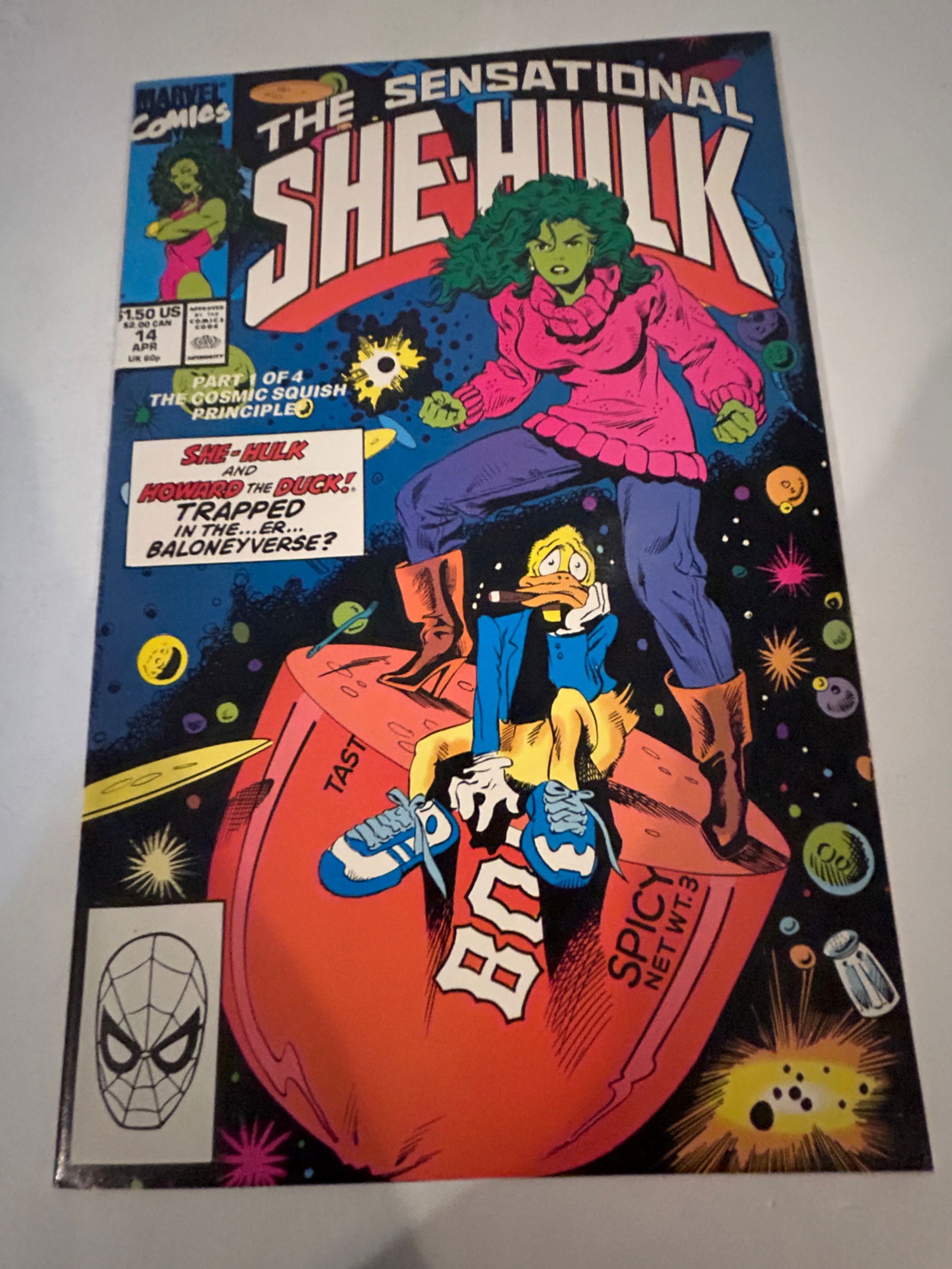 Vintage Comic Book The Sensational She Hulk # 14 (1 of 2)
