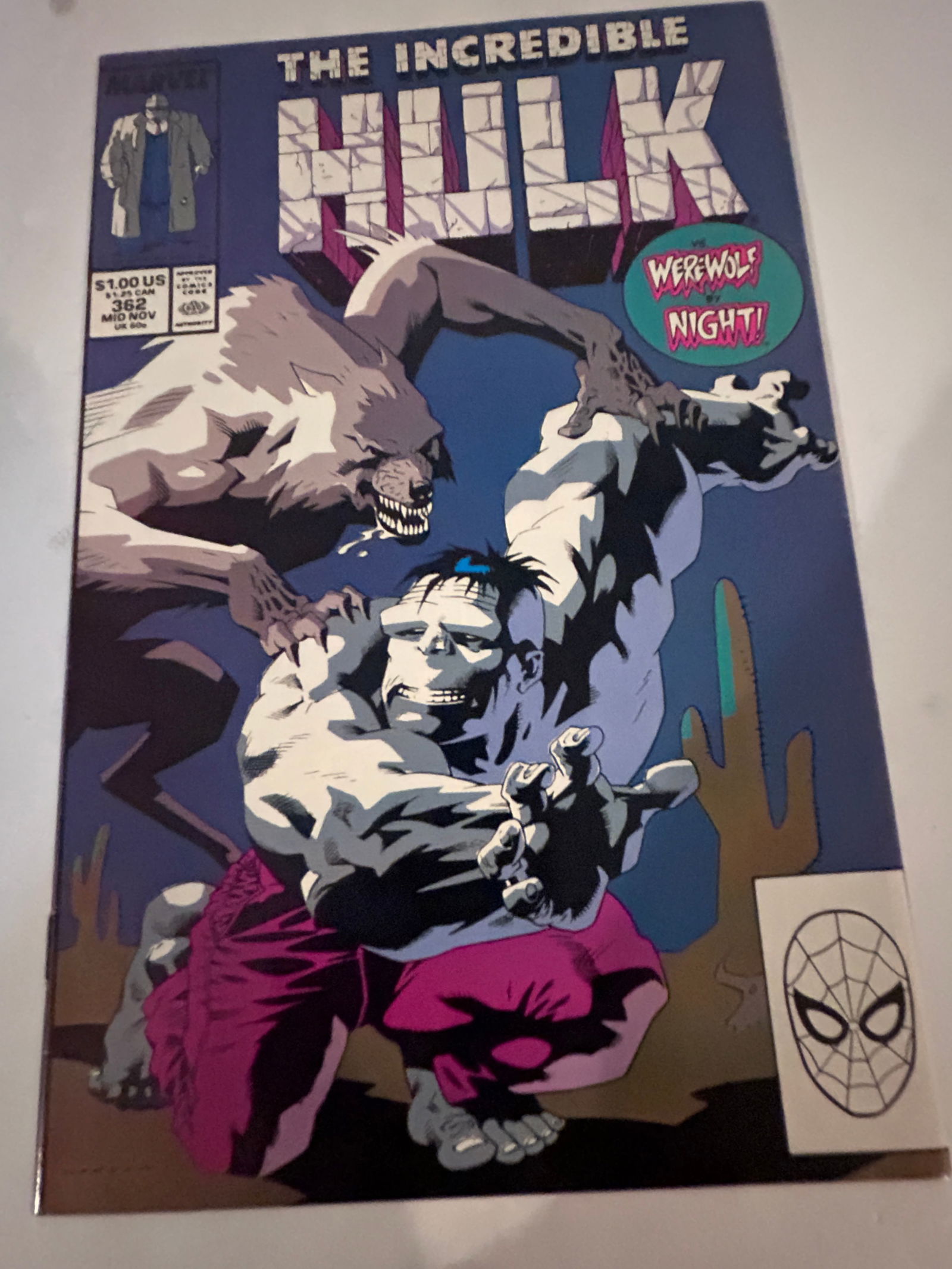 Vintage Comic Book The Incredible Hulk # 362: Vintage Comic Book The Incredible Hulk # 362 Please view all photos as they are part of the description and condition of this Item, Feel free to contact me with questions or picture requests! Used Ite