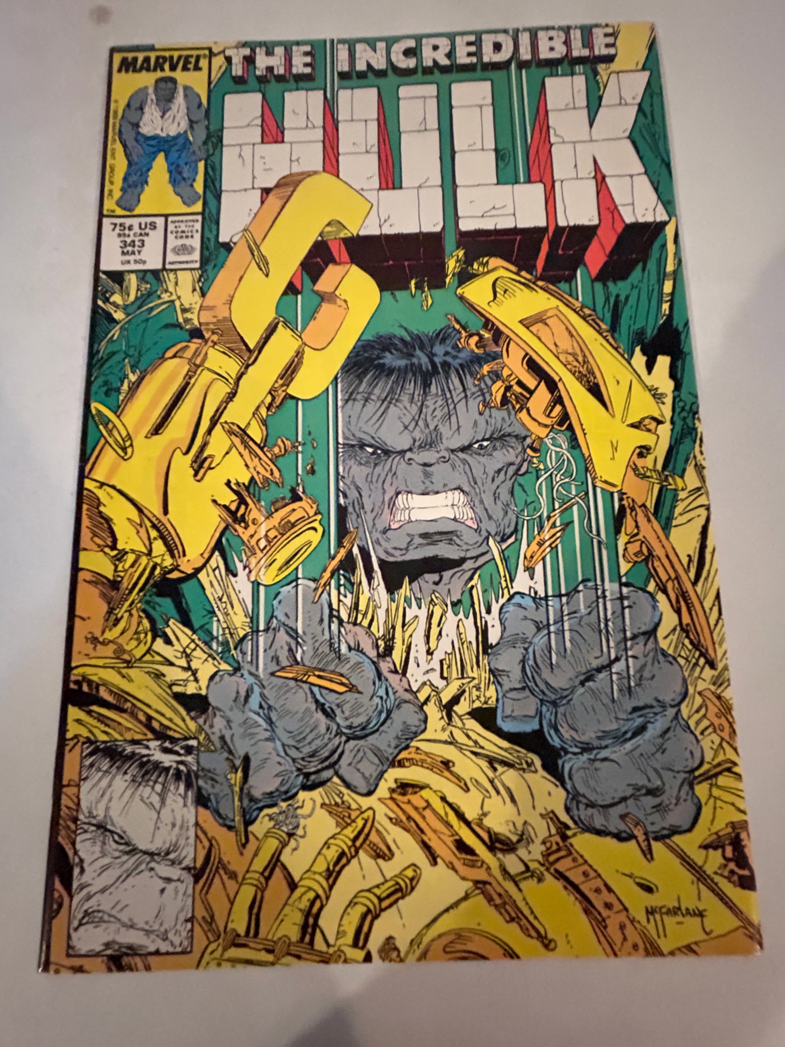Vintage Comic Book The Incredible Hulk # 342 (1 of 2)