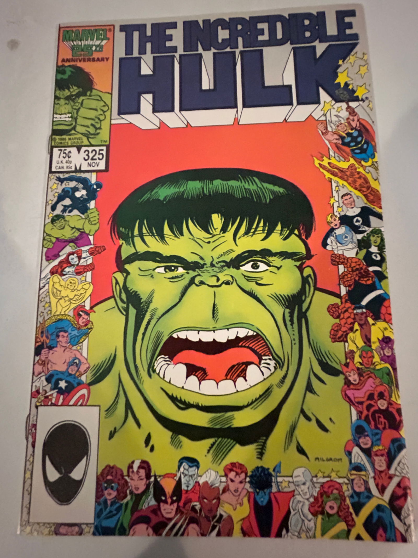 Vintage Comic Book The Incredible Hulk # 325 (1 of 2)