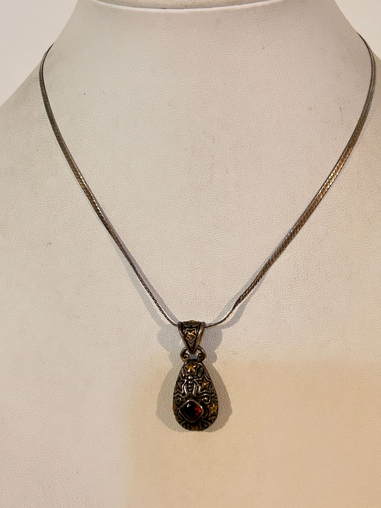 Samuel Behnam BJC Sterling Silver 750 18K Gold Pendant Necklace (1 of 5)