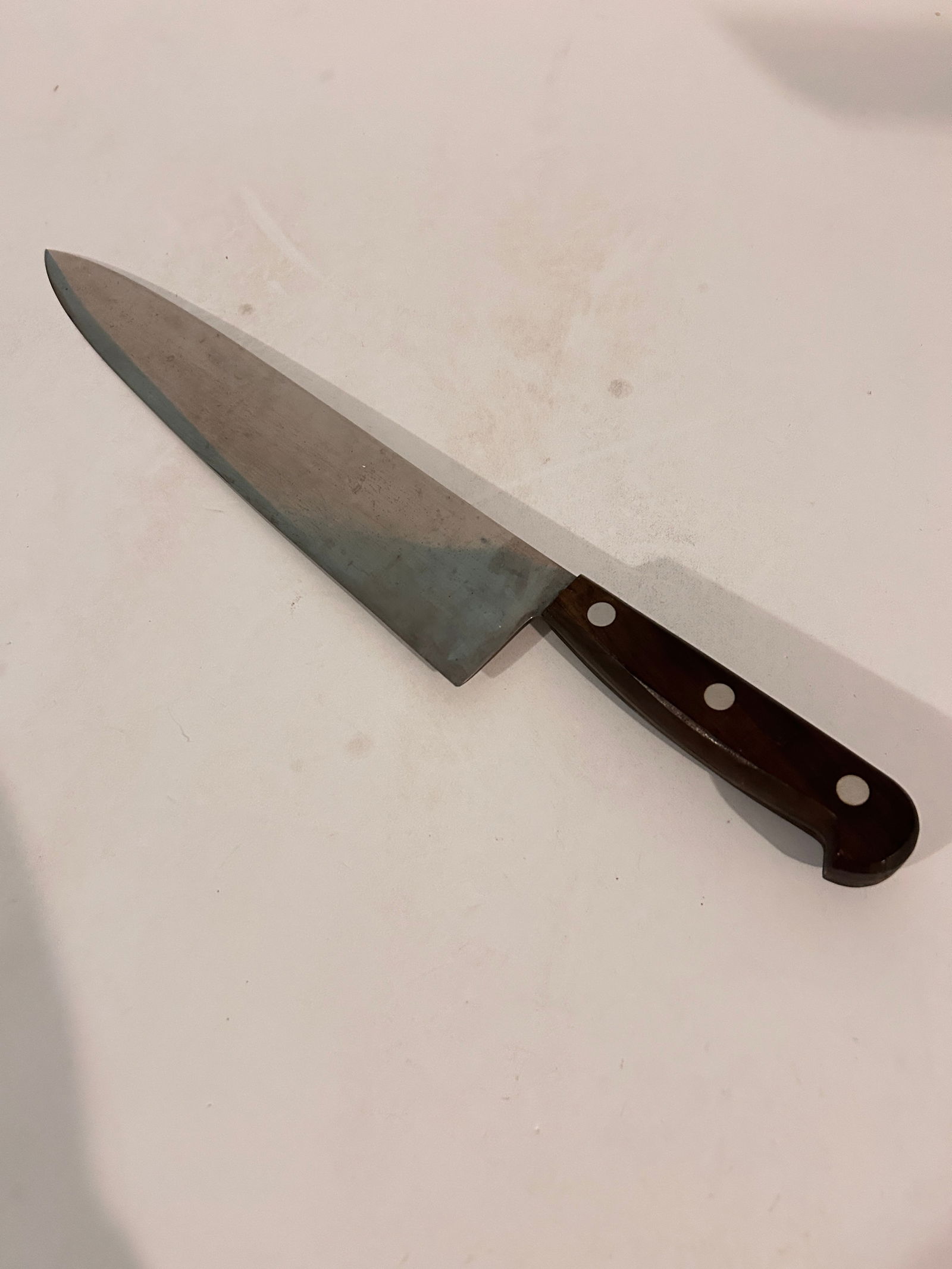Vintage Stainless Chefs knife 11 1/2" Blade (1 of 4)