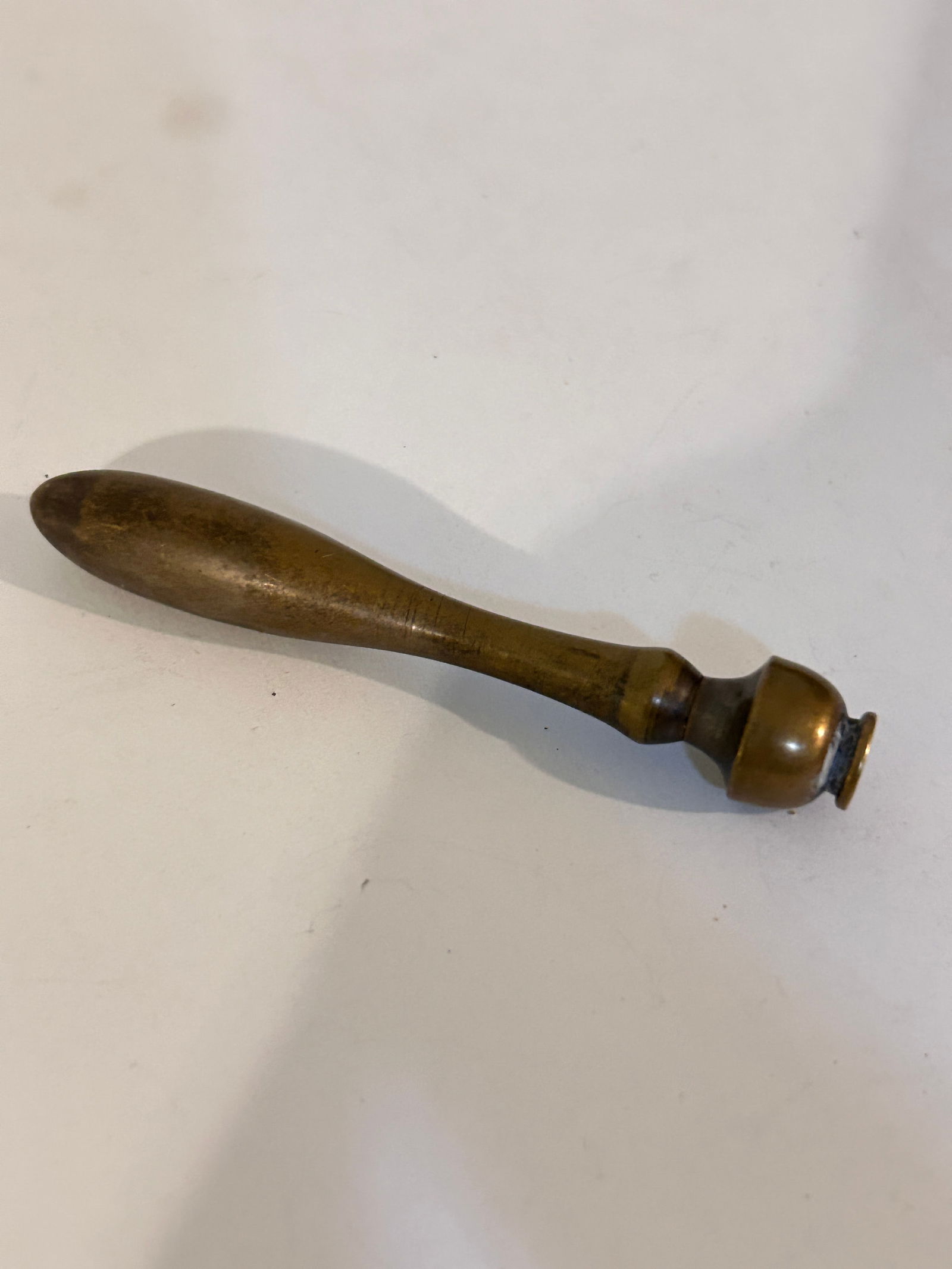 Vintage Brass Pestle marked In Italy Mortar (1 of 4)