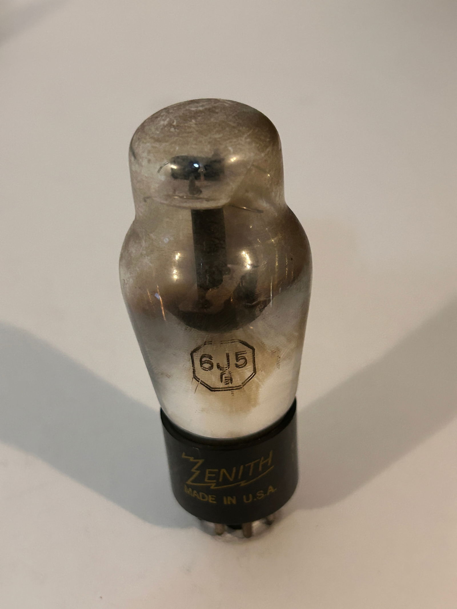 Vintage 6J5G Zenith Vacuum Tube tested (1 of 4)