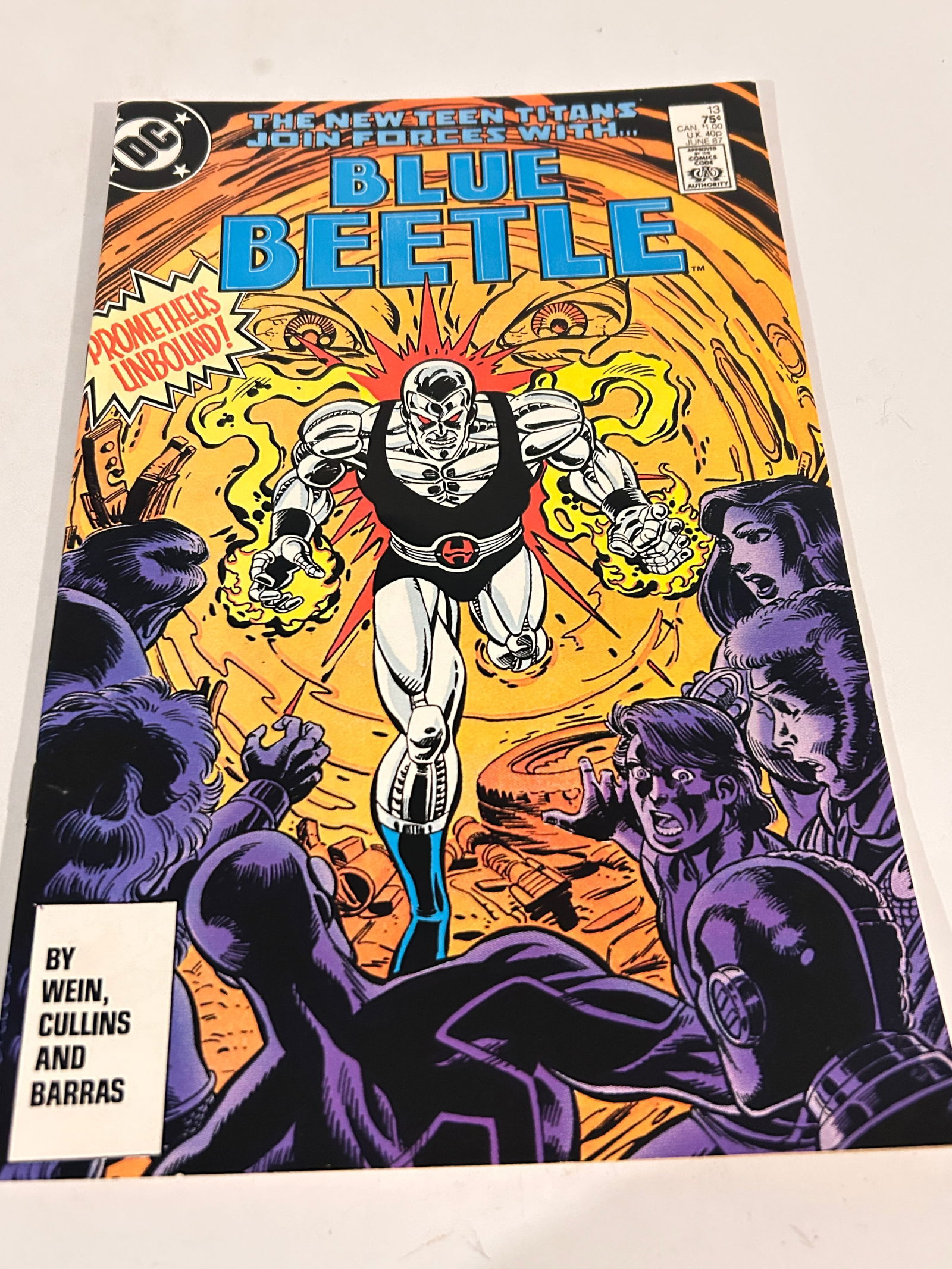 Vintage Comic Book Blue Beetle # 13: Vintage Comic Book Blue Beetle # 13 Please view all photos as they are part of the description and condition of this Item, Feel free to contact me with questions or picture requests! Used Item AS IS