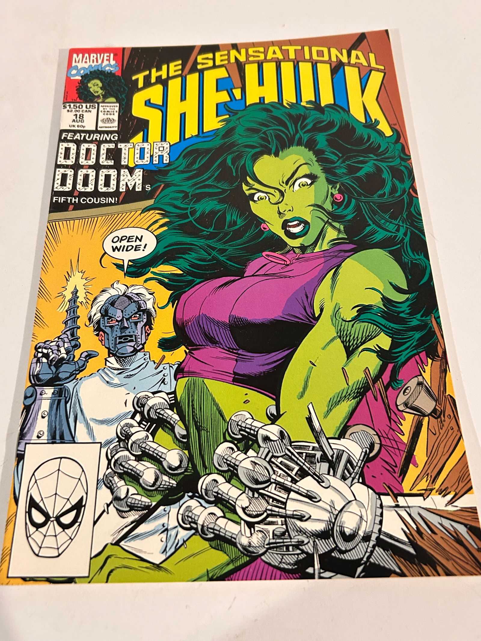 Vintage Comic Book the Sensational She Hulk # 18 (1 of 3)
