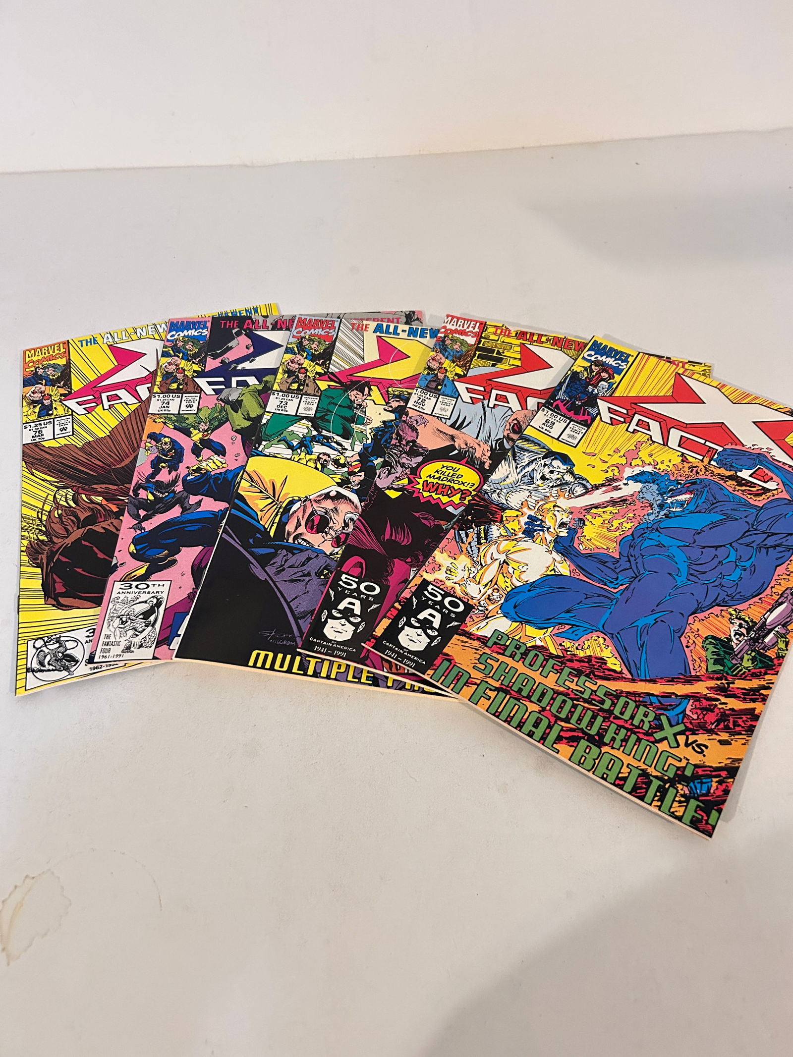 Vintage Lot Of 5 X-Factor Comic Books 69, 72, 73, 74, 76 (1 of 11)