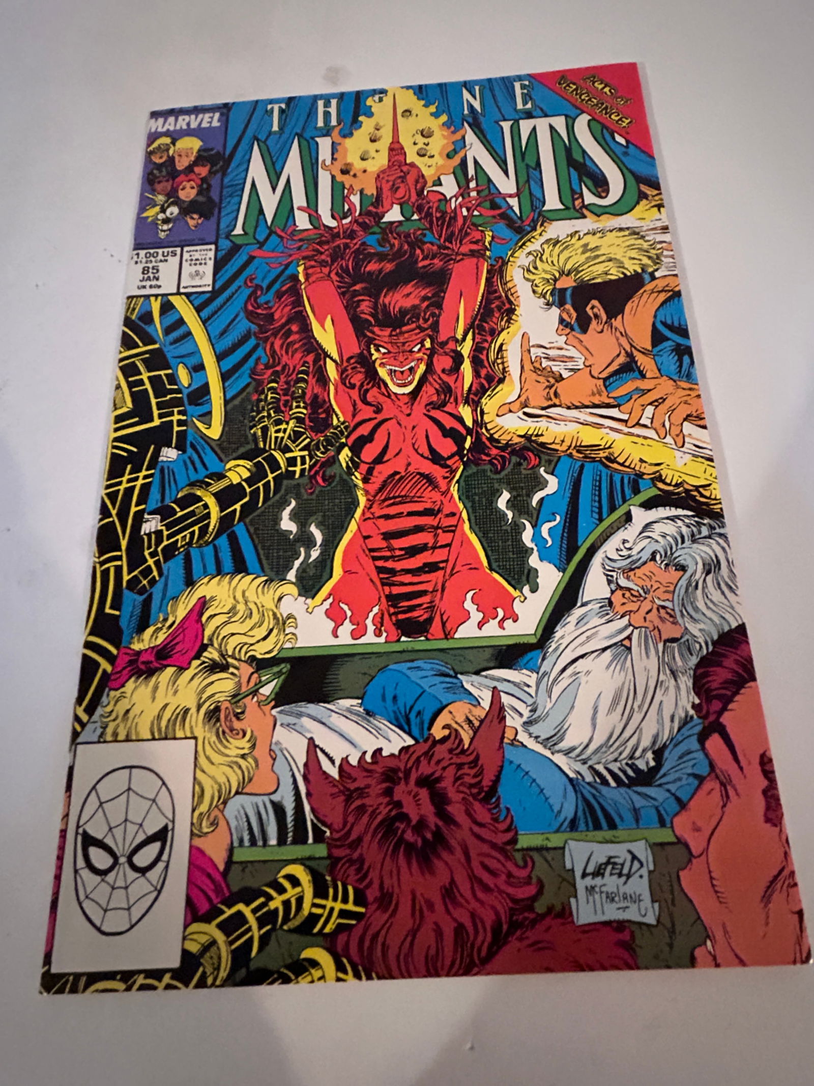 Vintage Comic Book the New Mutants # 85 (1 of 2)