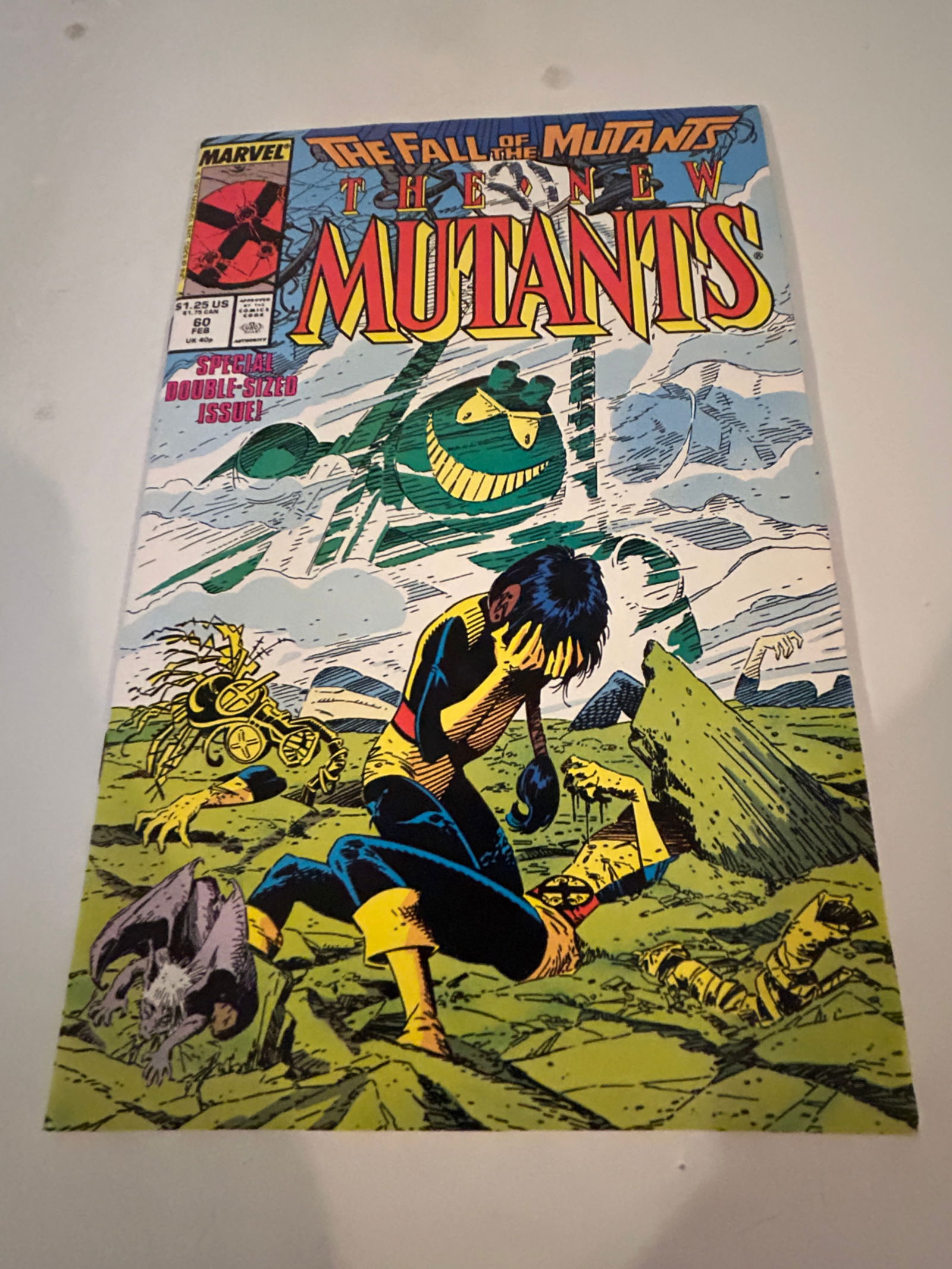 Vintage Comic Book the New Mutants # 60 Double size (1 of 2)