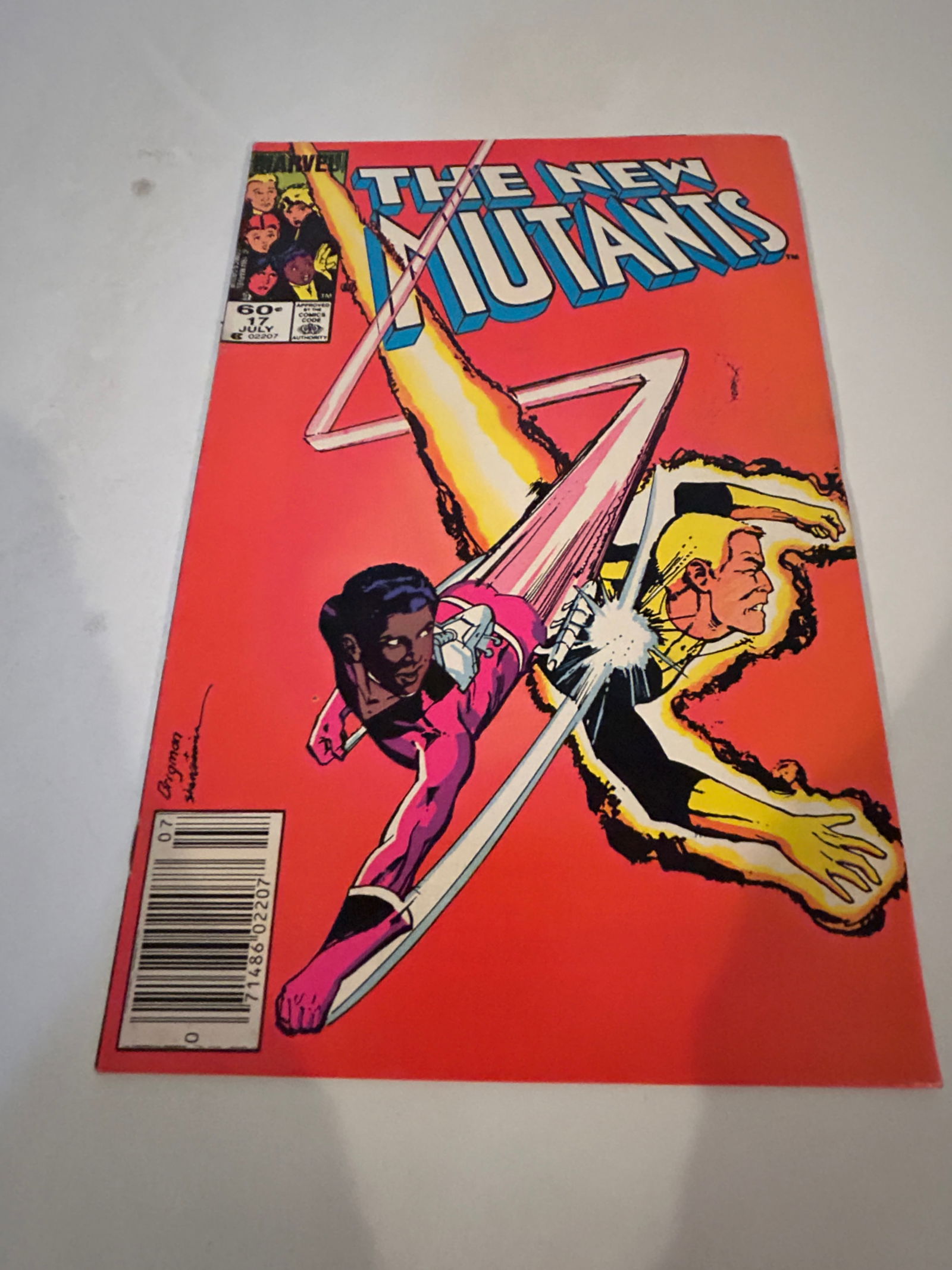 Vintage Comic Book the New Mutants # 17 (1 of 2)