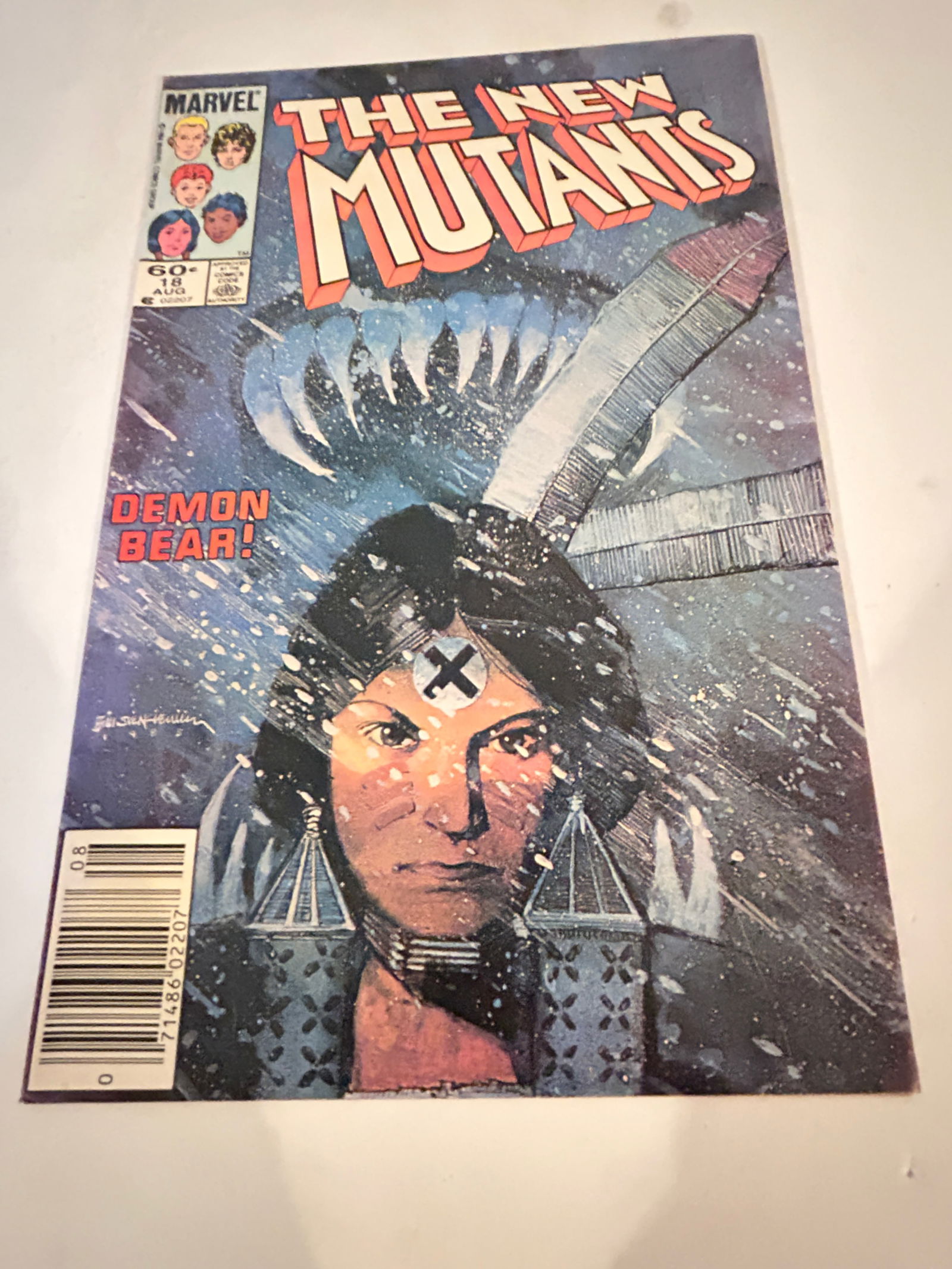 Vintage Comic Book the New Mutants # 18 (1 of 2)