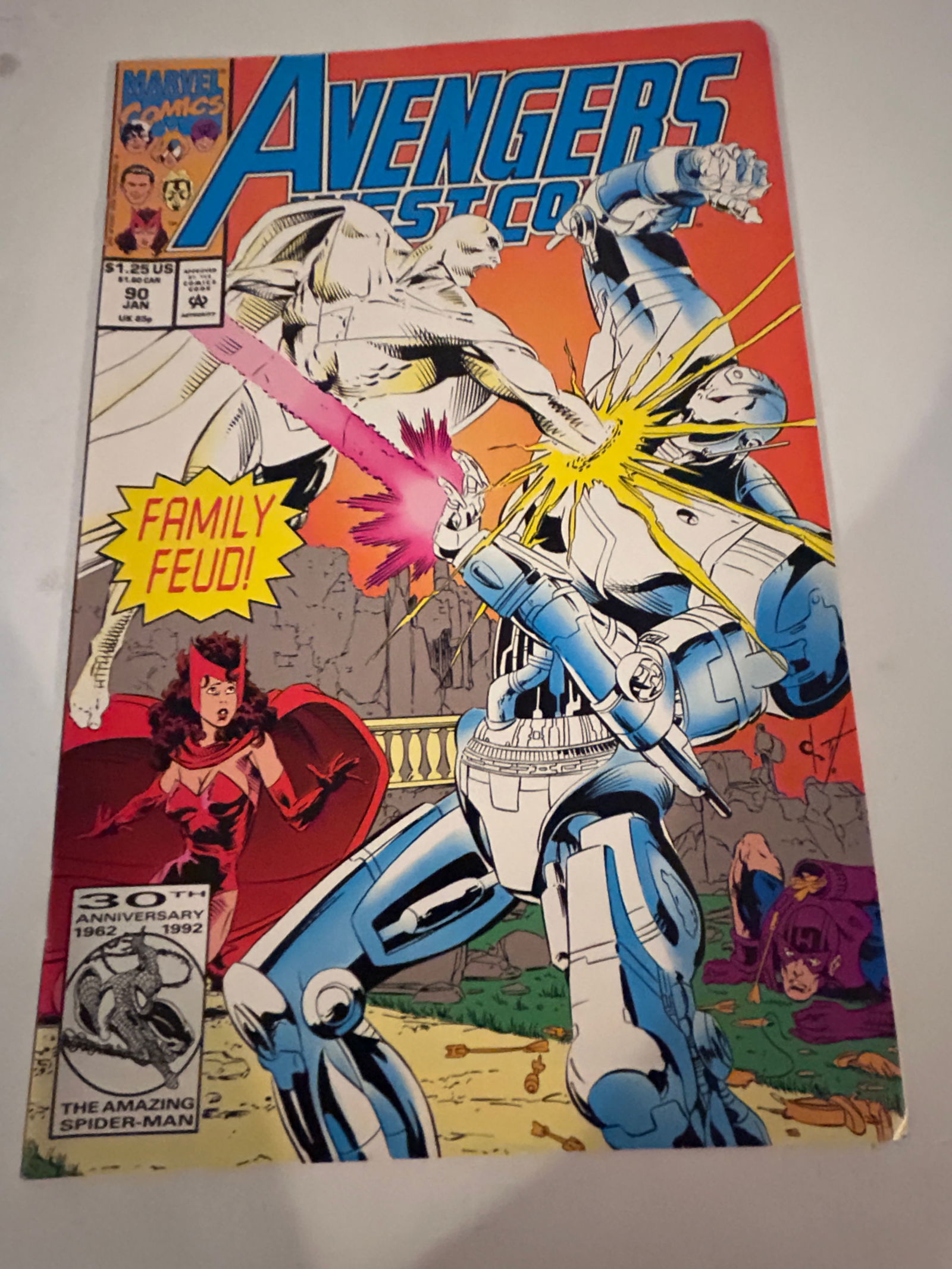 Vintage Comic Book Avengers West Coast # 90 (1 of 2)