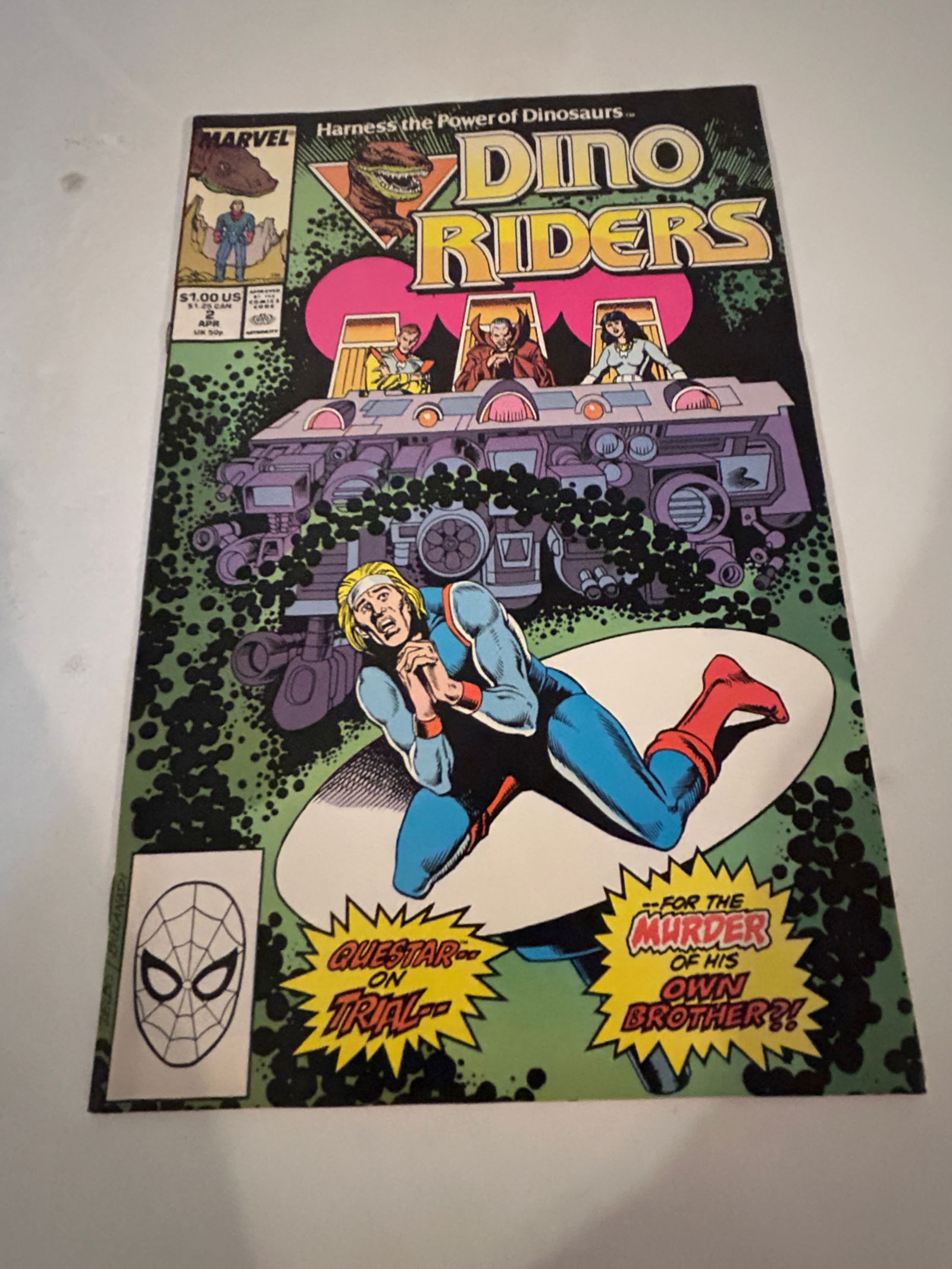 Vintage Comic Book Dino Riders # 2 (1 of 2)