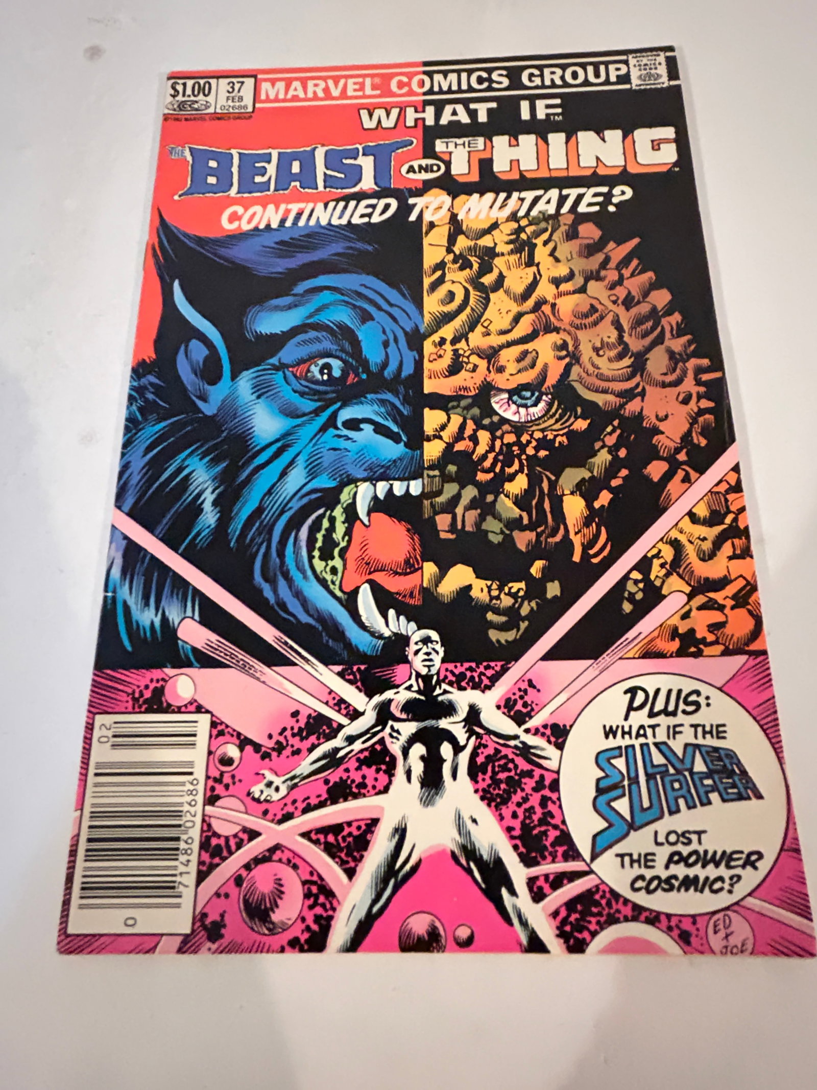 Vintage Comic Book What if Beast & Thing # 37: Vintage Comic Book What if Beast & Thing # 37 Please view all photos as they are part of the description and condition of this Item, Feel free to contact me with questions or picture requests! Used It