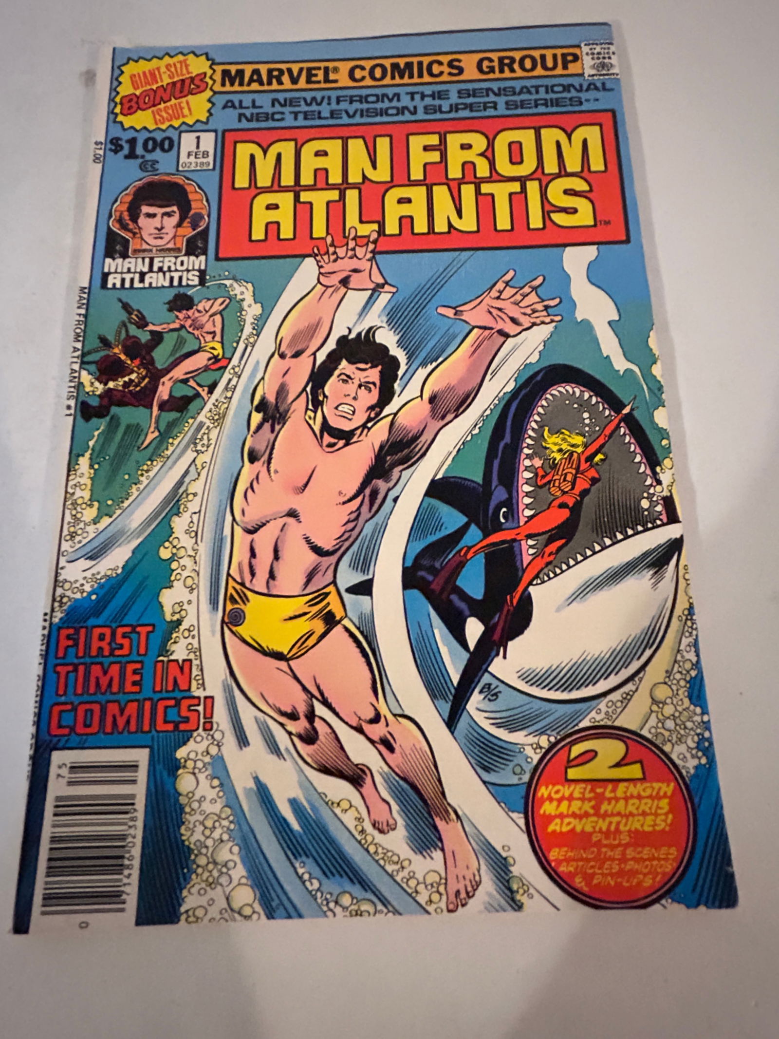 Vintage Comic Book Man From Alantis # 1 (1 of 2)