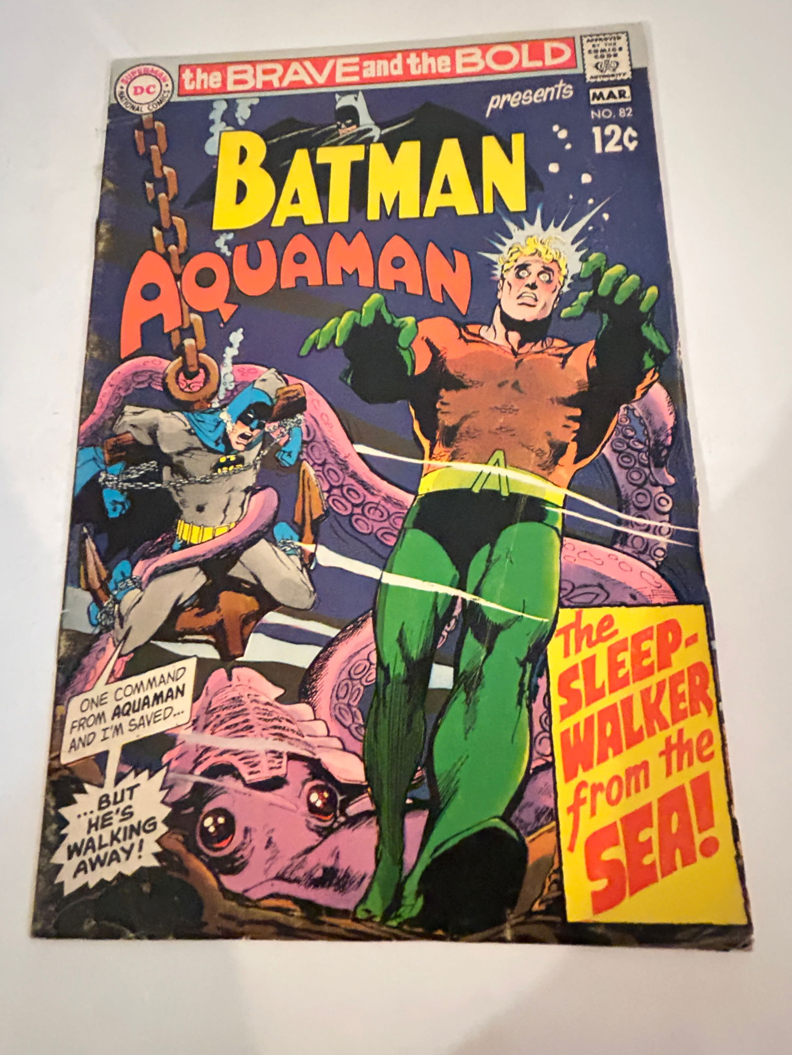 Vintage Comic Book Batman Aquaman # 82 brave and the bold (1 of 2)