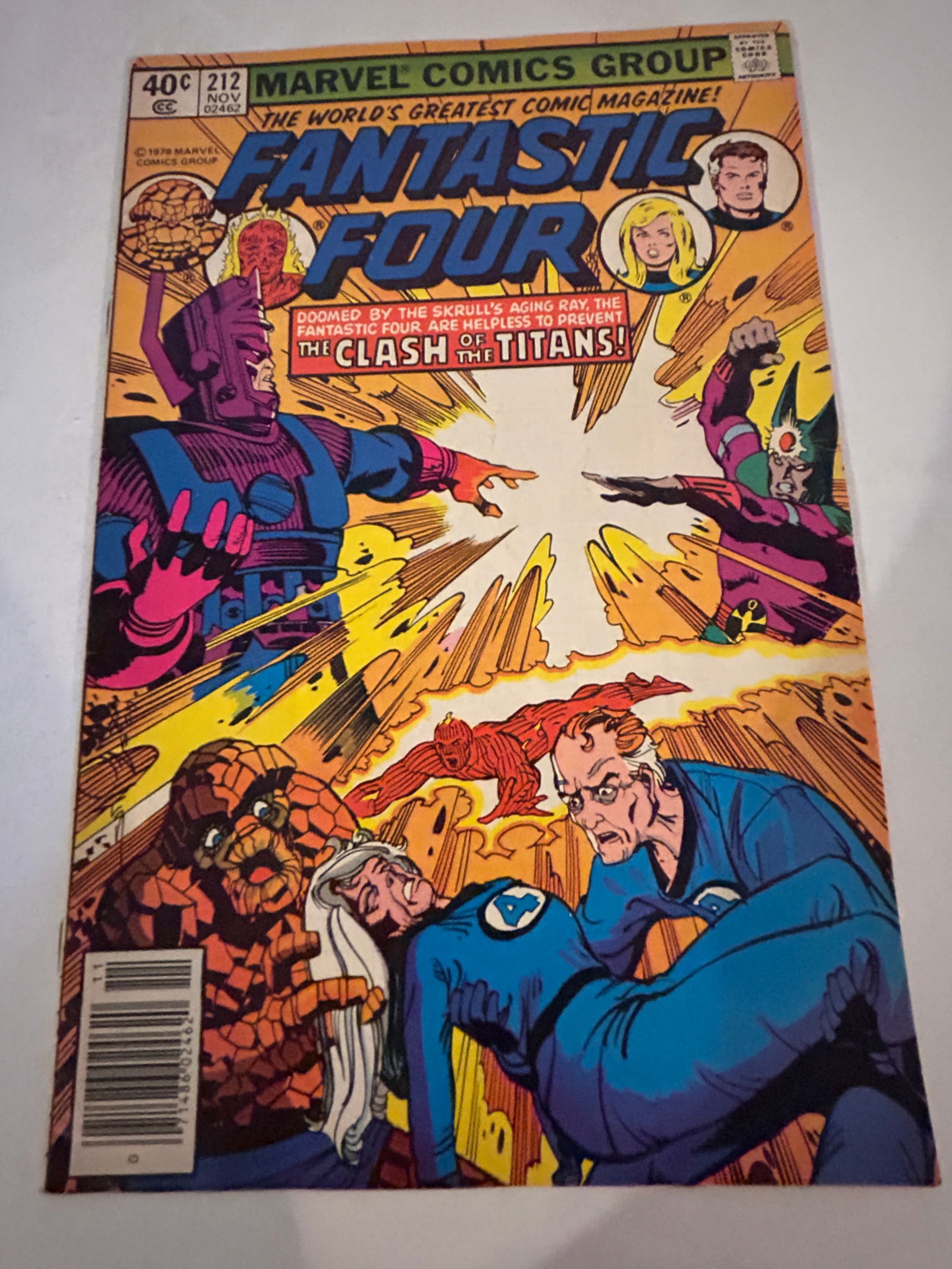 Vintage Comic Book the Fantastic Four # 212 (1 of 2)