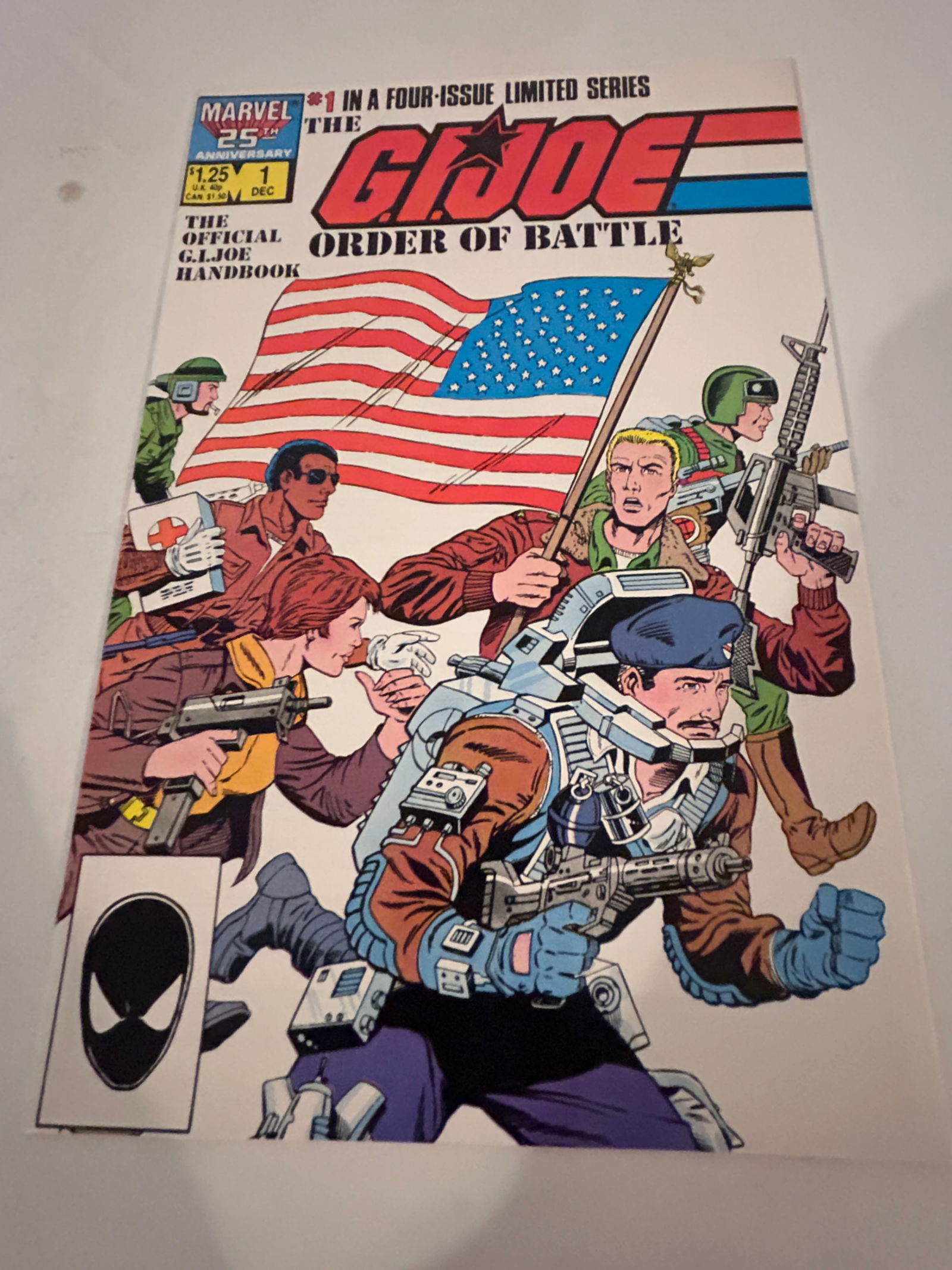 Vintage Comic Book G.I.JOE # 1 Order Of Battle (1 of 2)