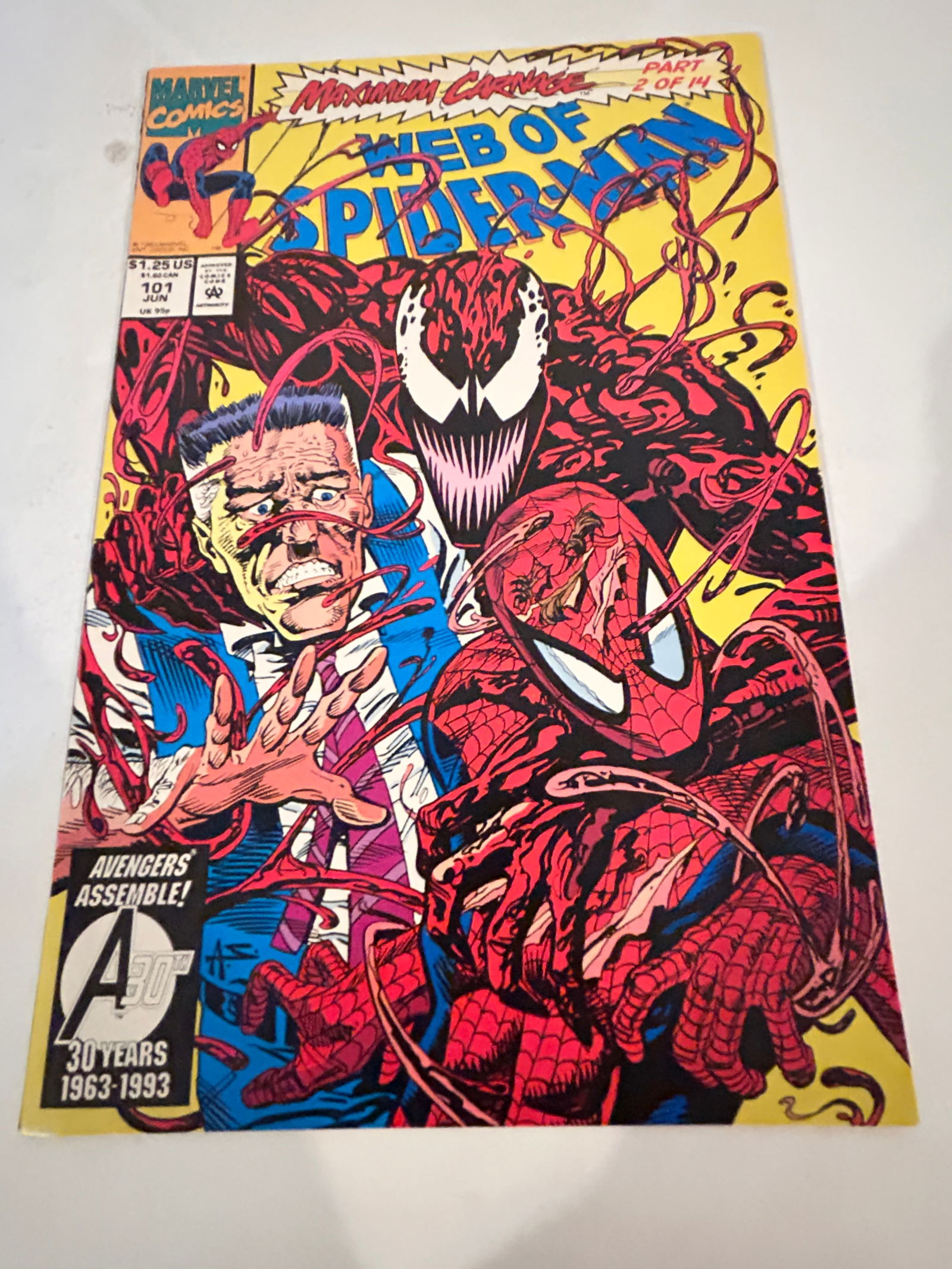 Vintage Comic Book Web of Spider-Man # 101 (1 of 2)