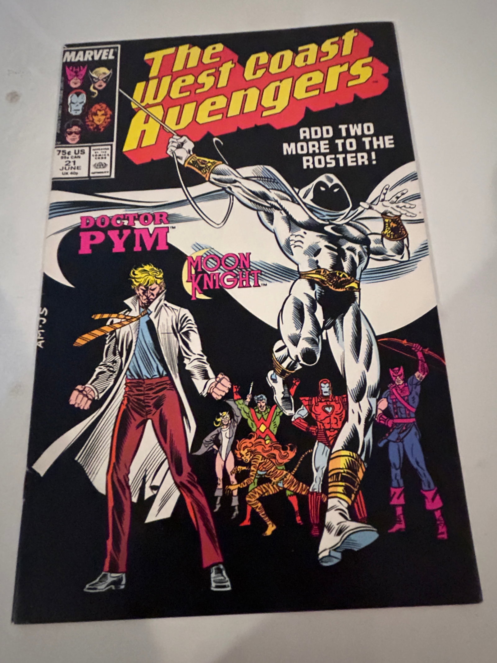 Vintage Comic Book the West Coast Avengers # 21: Vintage Comic Book the West Coast Avengers # 21 Please view all photos as they are part of the description and condition of this Item, Feel free to contact me with questions or picture requests! Used 
