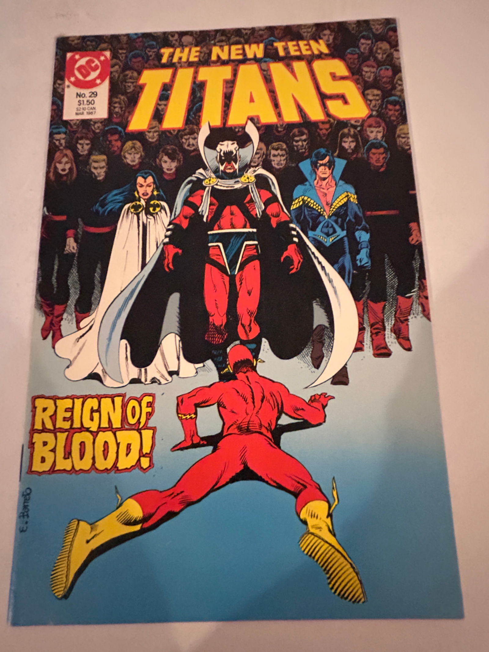 Vintage Comic Book the New Teen Titans # 29 (1 of 2)