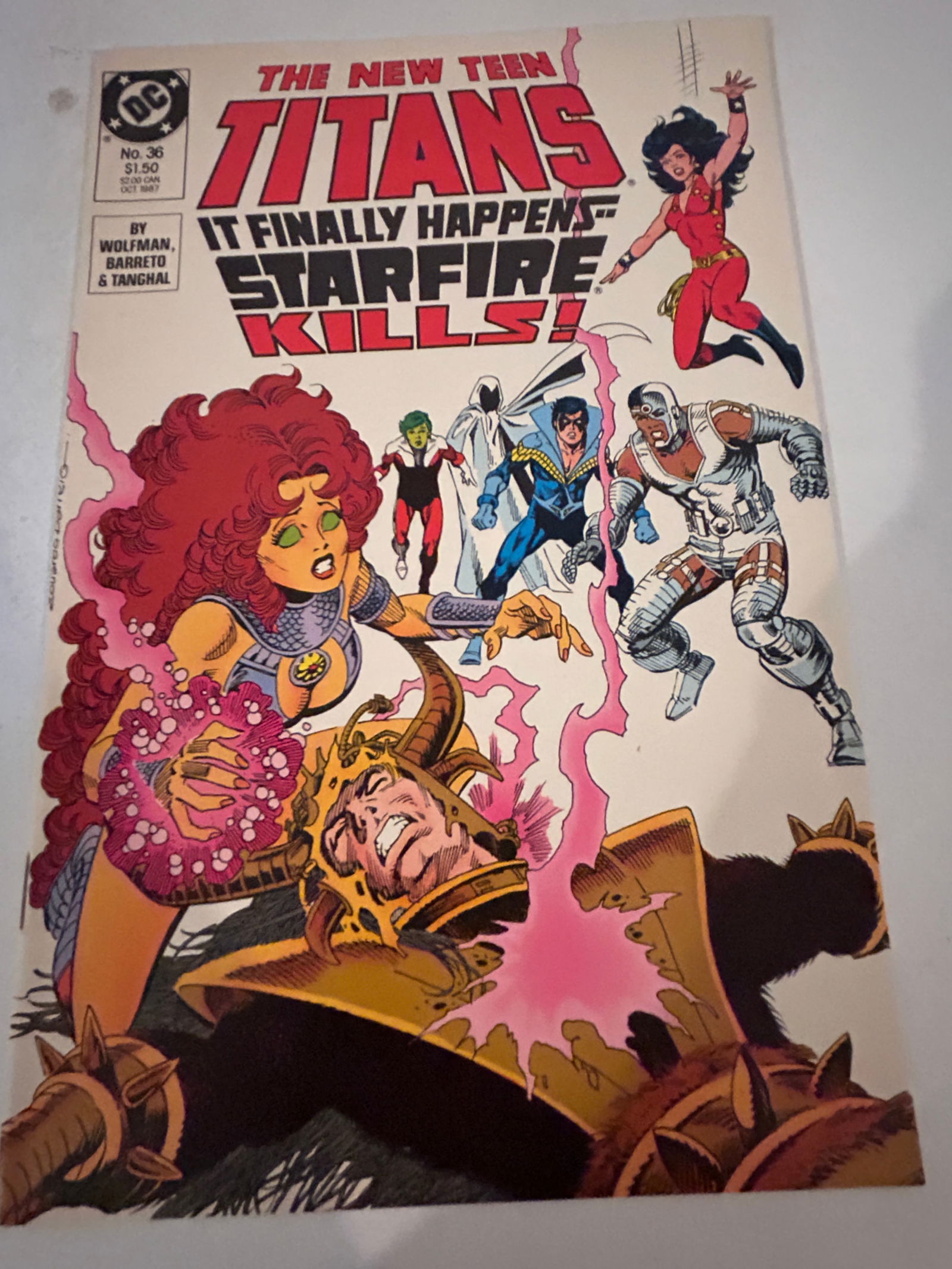 Vintage Comic Book the New Teen Titans # 36 (1 of 2)