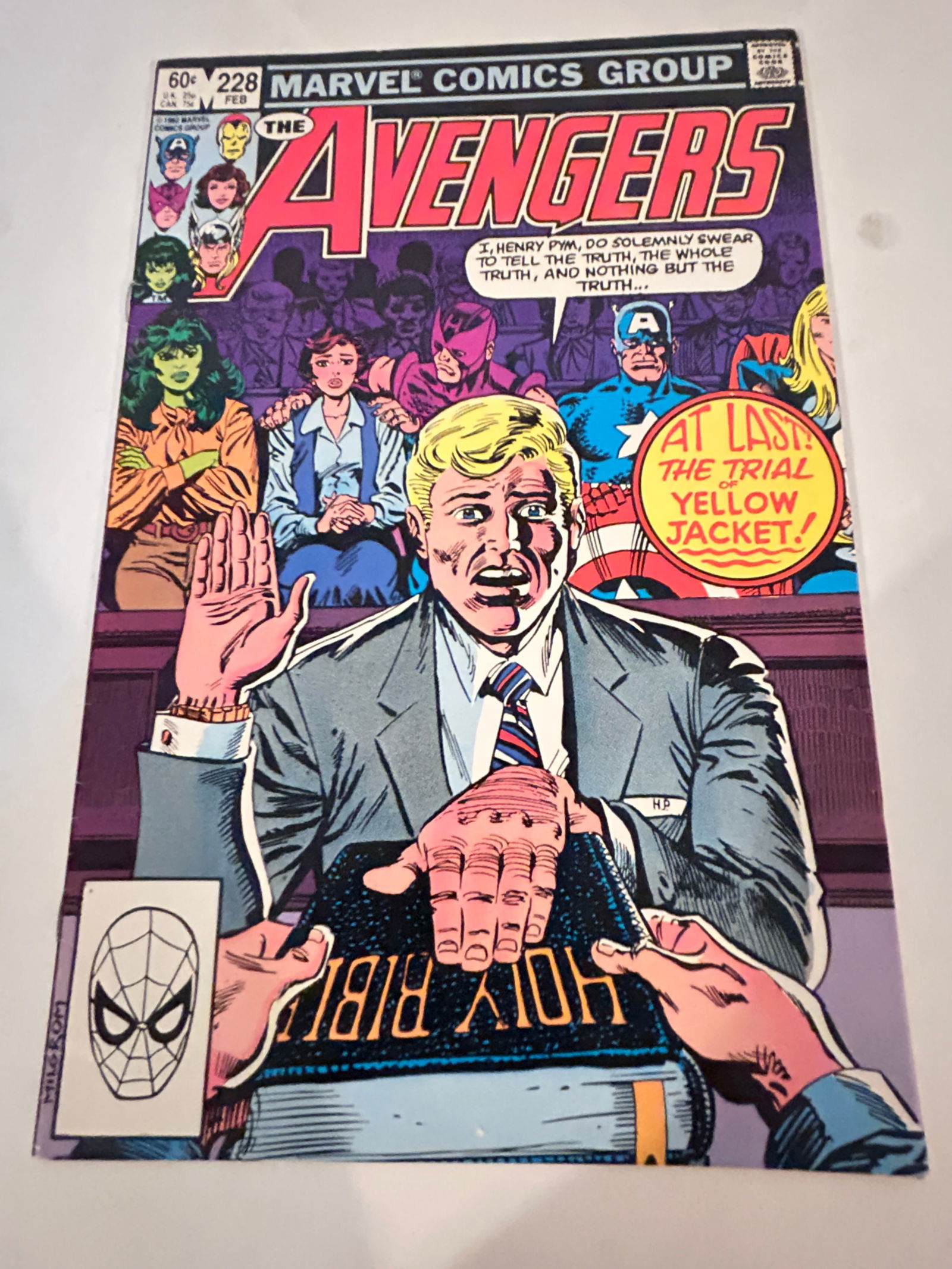 Vintage Comic Book the Avengers # 228 (1 of 2)