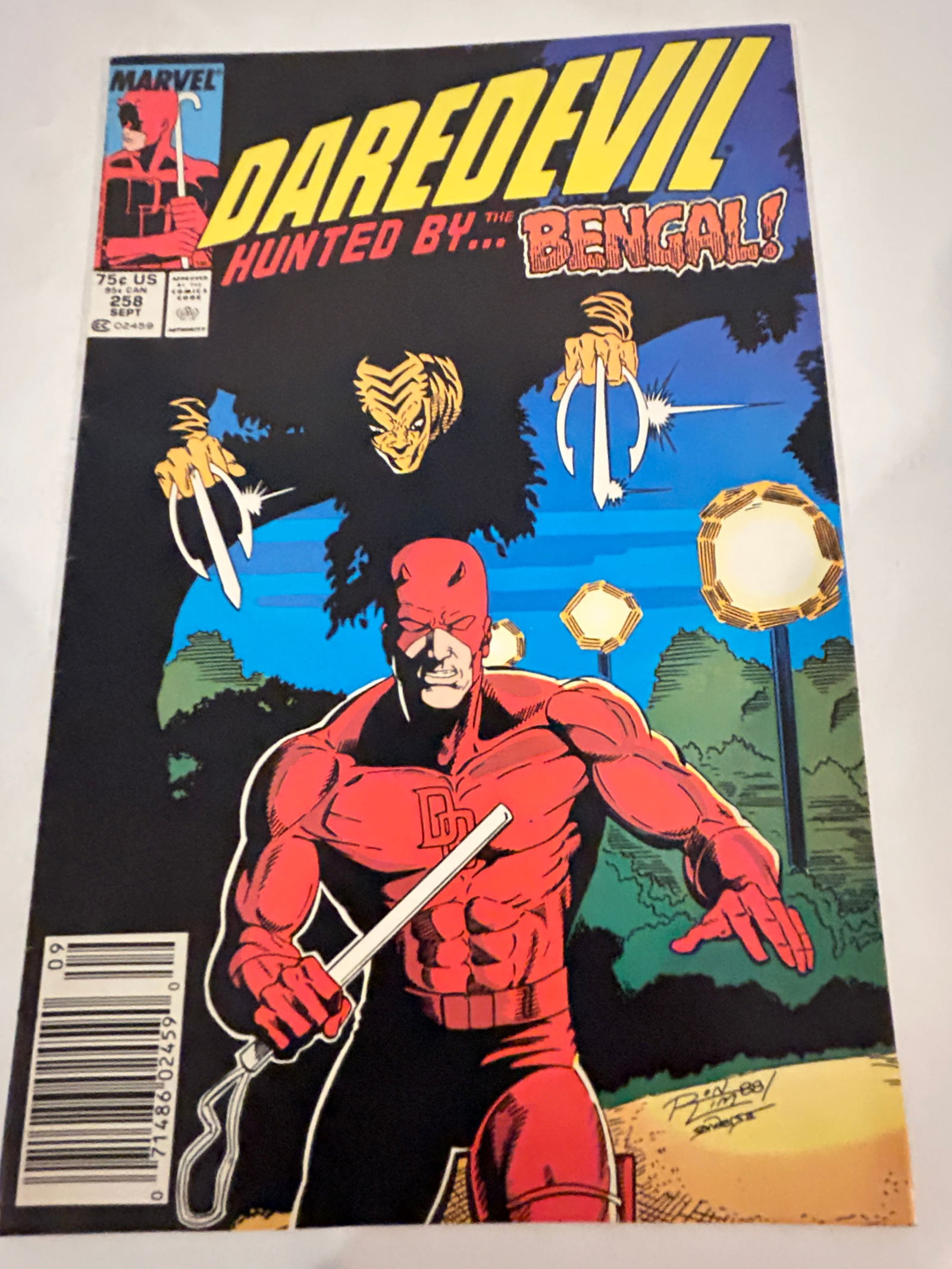 Vintage Comic Book Daredevil # 258 (1 of 2)