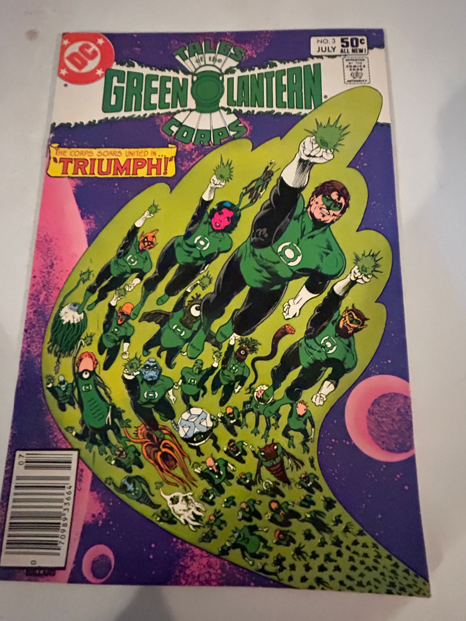Vintage Comic Book Green Lantern Corps # 3 (1 of 2)