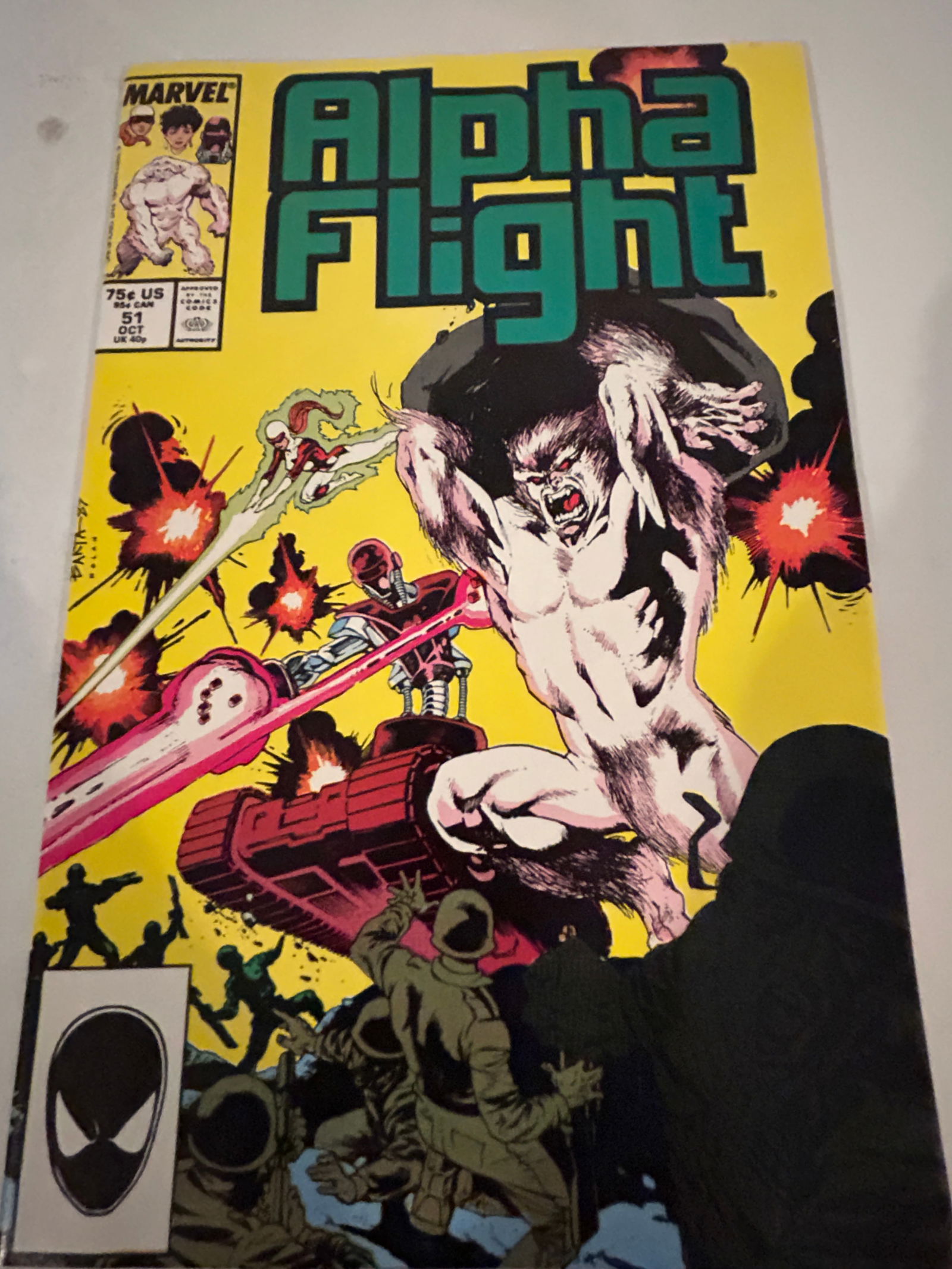 Vintage Comic Book Alpha Flight # 51 (1 of 2)