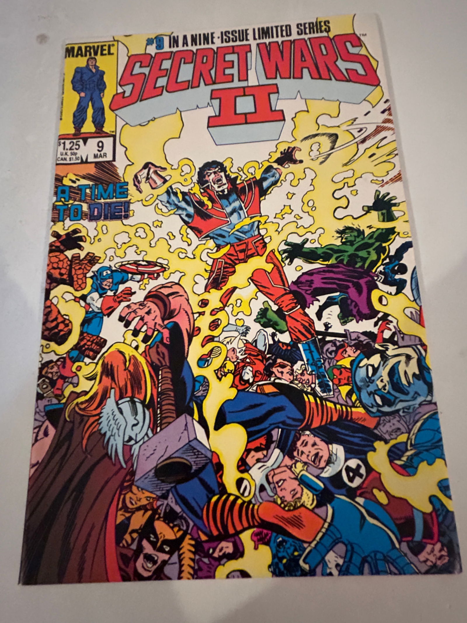 Vintage Comic Book Secret Wars II # 9 (1 of 2)