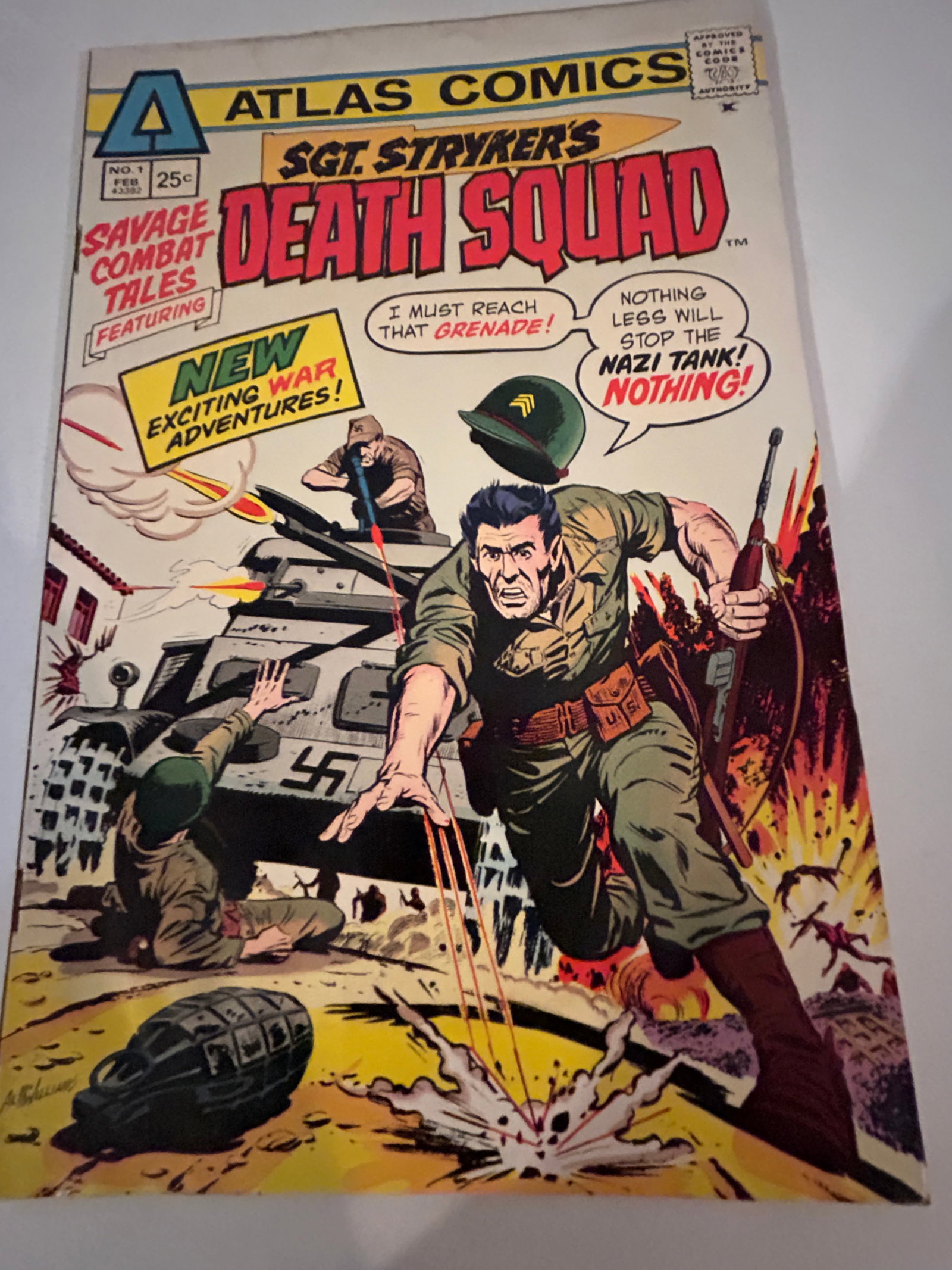 Vintage Comic Book SGT. Strykers Death Squad # 1: Vintage Comic Book SGT. Strykers Death Squad # 1 Please view all photos as they are part of the description and condition of this Item, Feel free to contact me with questions or picture requests! Used