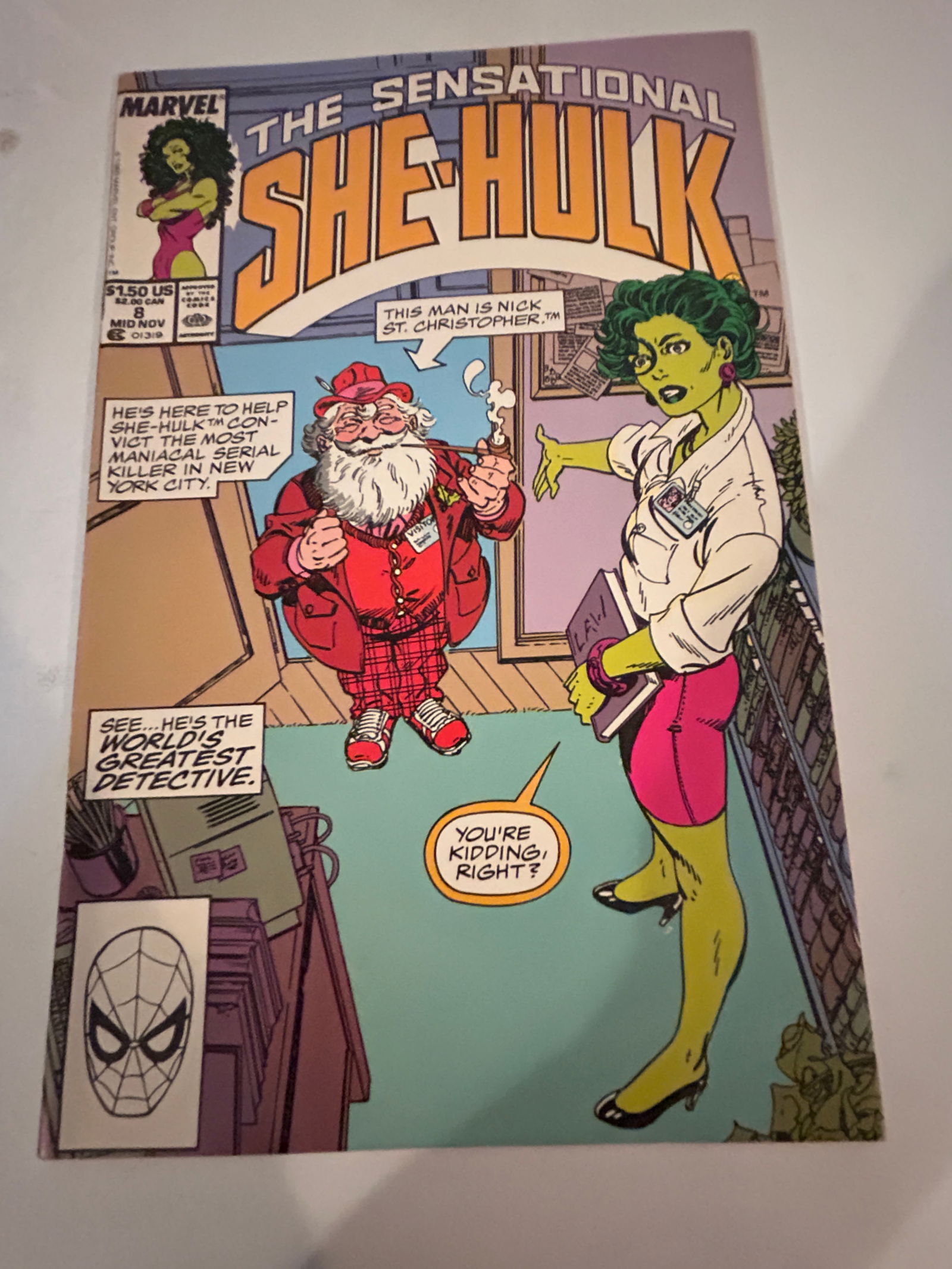 Vintage Comic Book The Sensational She Hulk # 8 (1 of 2)