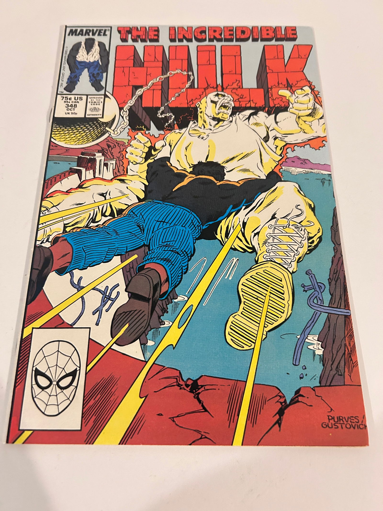 Vintage Comic Book The Incredible Hulk # 348 (1 of 2)