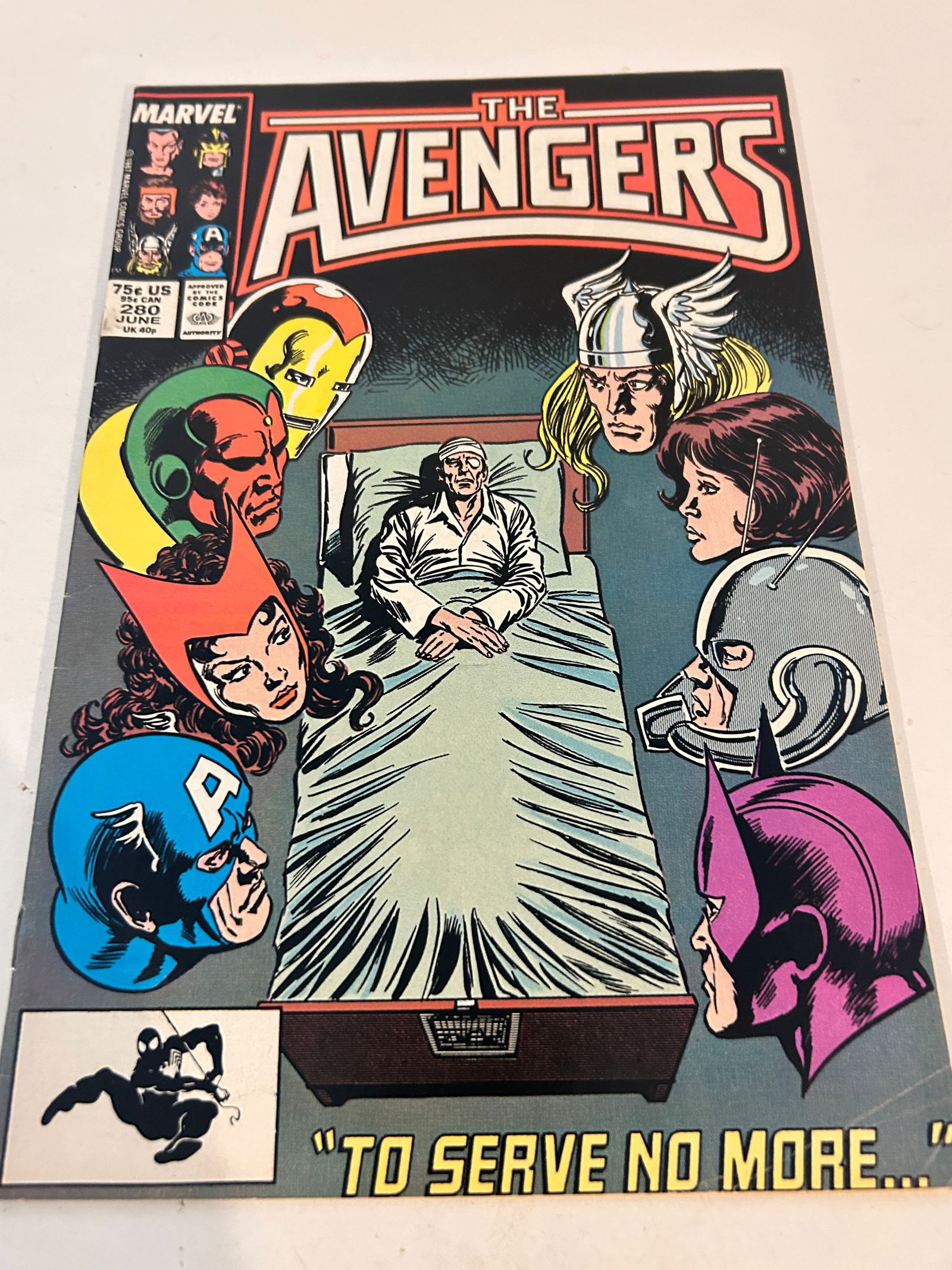 Vintage Comic Book The Avengers # 280 (1 of 2)