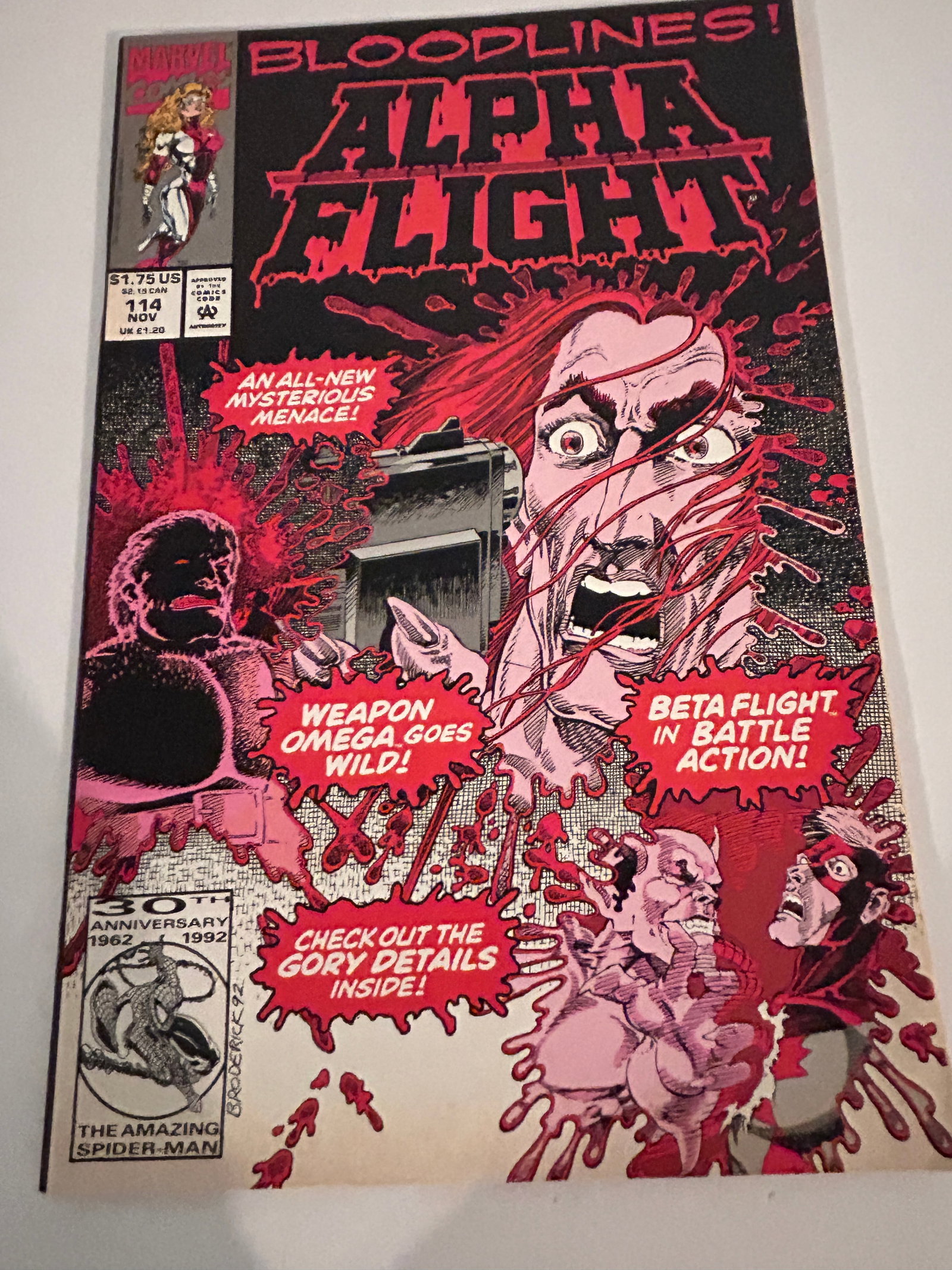 Vintage Comic Book Alpha Flight # 114 (1 of 3)