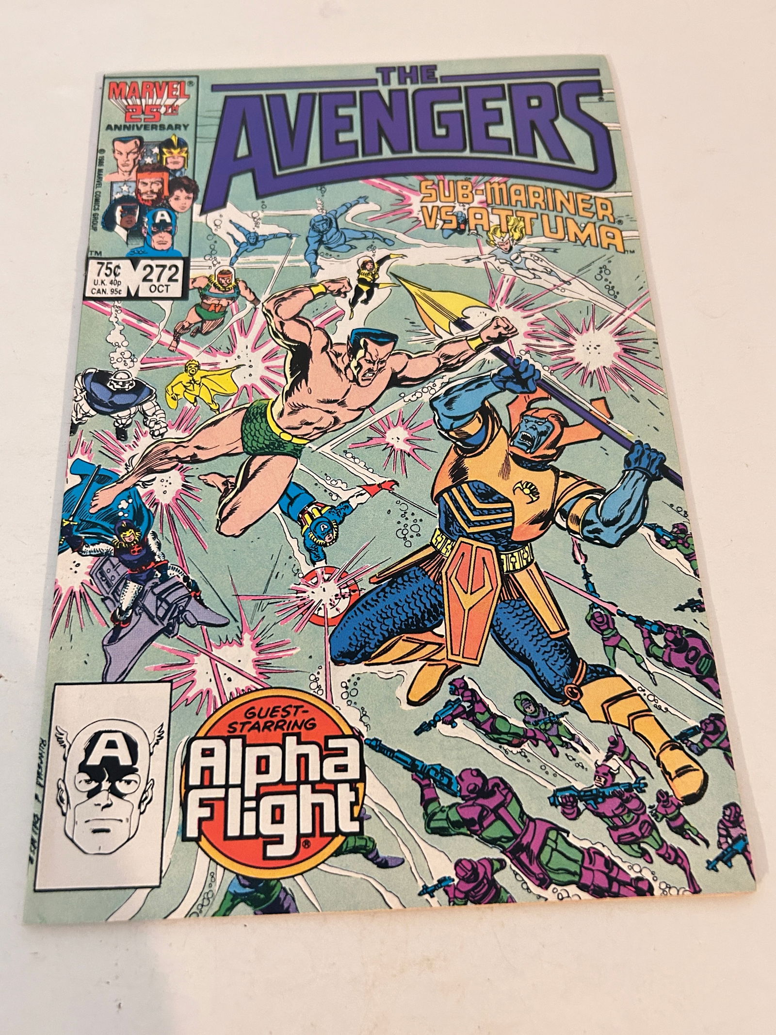 Vintage Comic Book The Avengers # 272 (1 of 2)