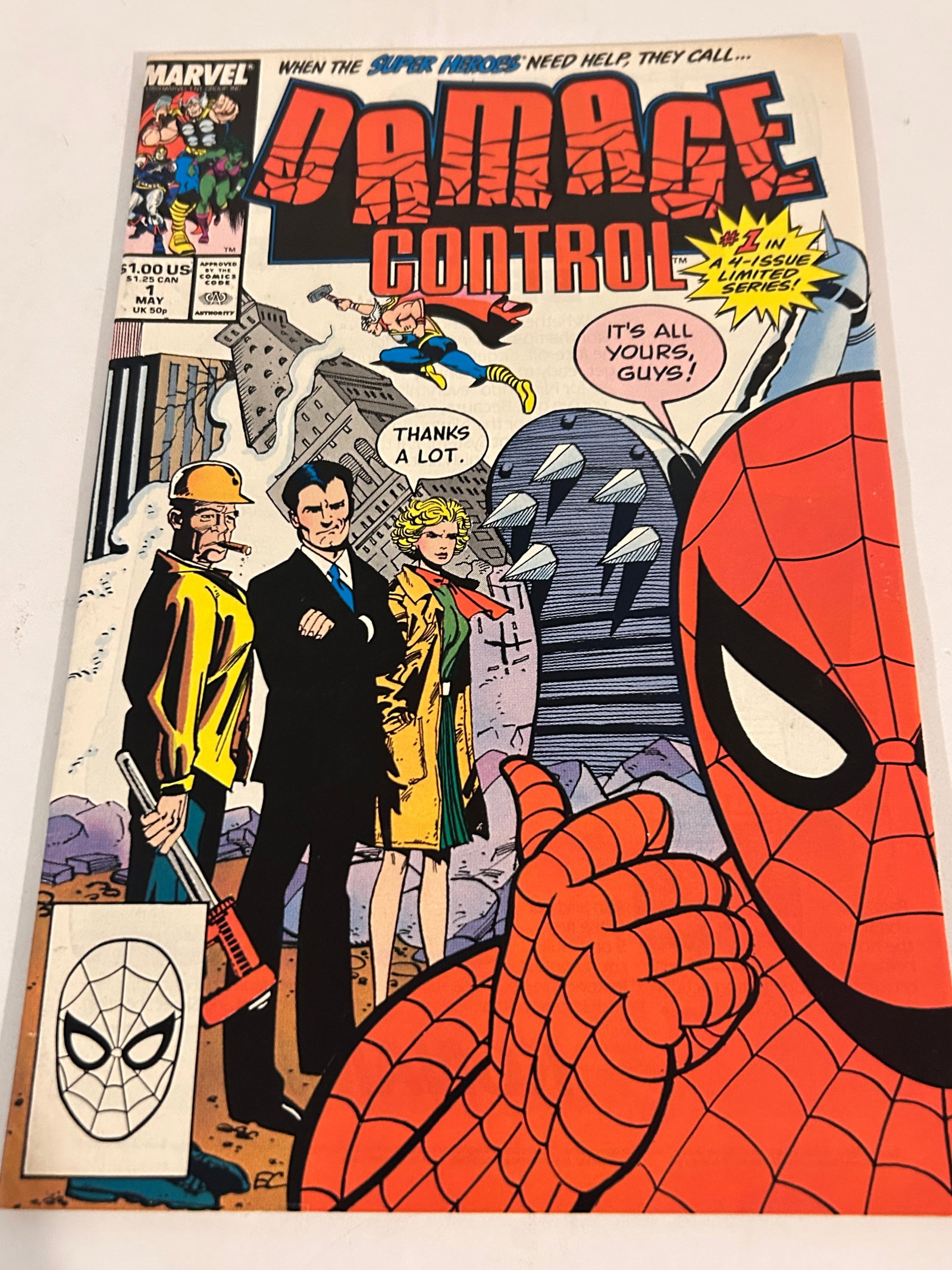 Vintage Comic Book Damage Control # 1: Vintage Comic Book Damage Control # 1 Please view all photos as they are part of the description and condition of this Item, Feel free to contact me with questions or picture requests! Used Item AS IS