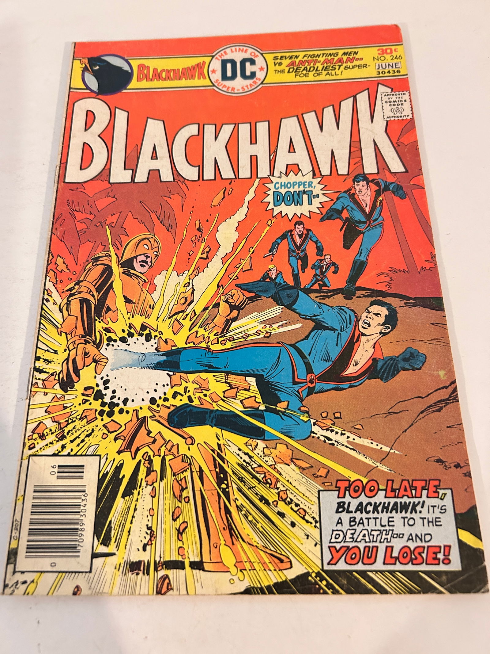 Vintage Comic Book Black Hawk # 246 (1 of 2)