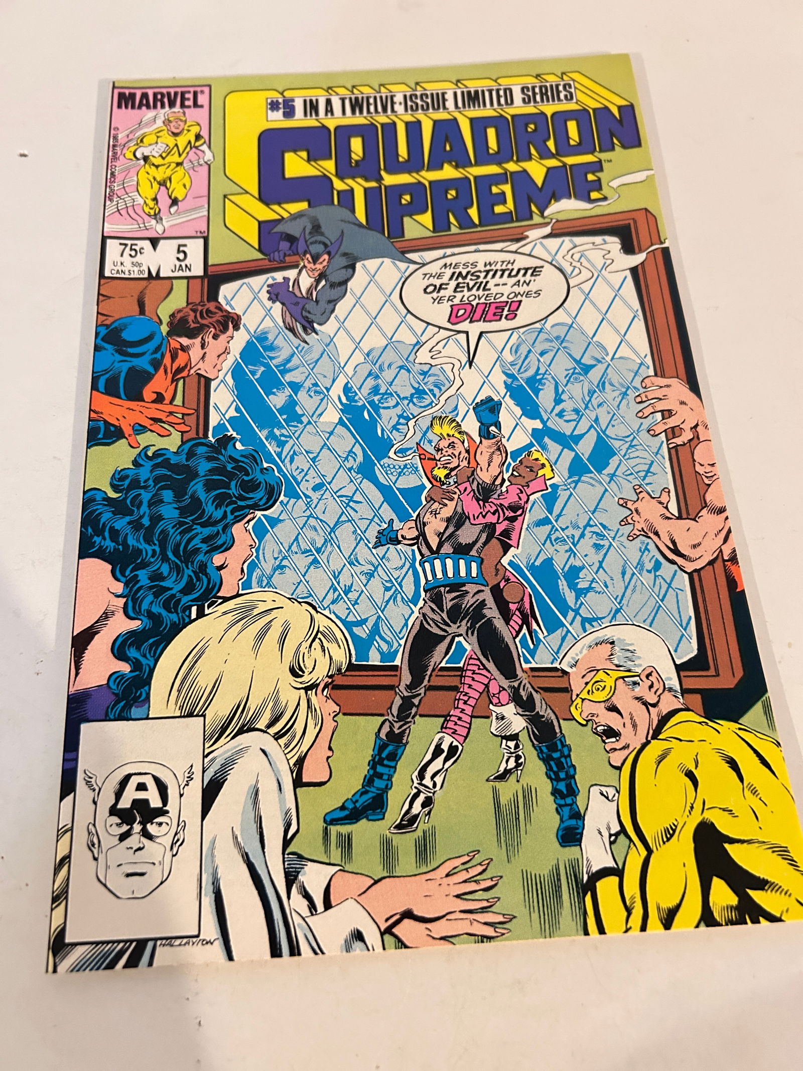 Vintage Comic Book Squadron Supreme # 5: Vintage Comic Book Squadron Supreme # 5 Please view all photos as they are part of the description and condition of this Item, Feel free to contact me with questions or picture requests! Used Item AS