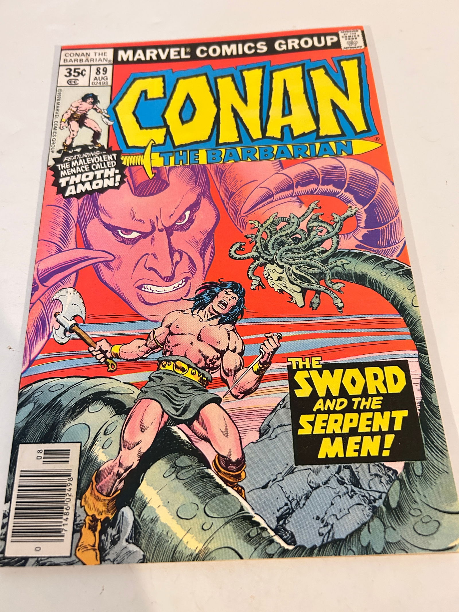 Vintage Comic Book Conan The Barbarian # 89: Vintage Comic Book Conan The Barbarian # 89 Please view all photos as they are part of the description and condition of this Item, Feel free to contact me with questions or picture requests! Used Item