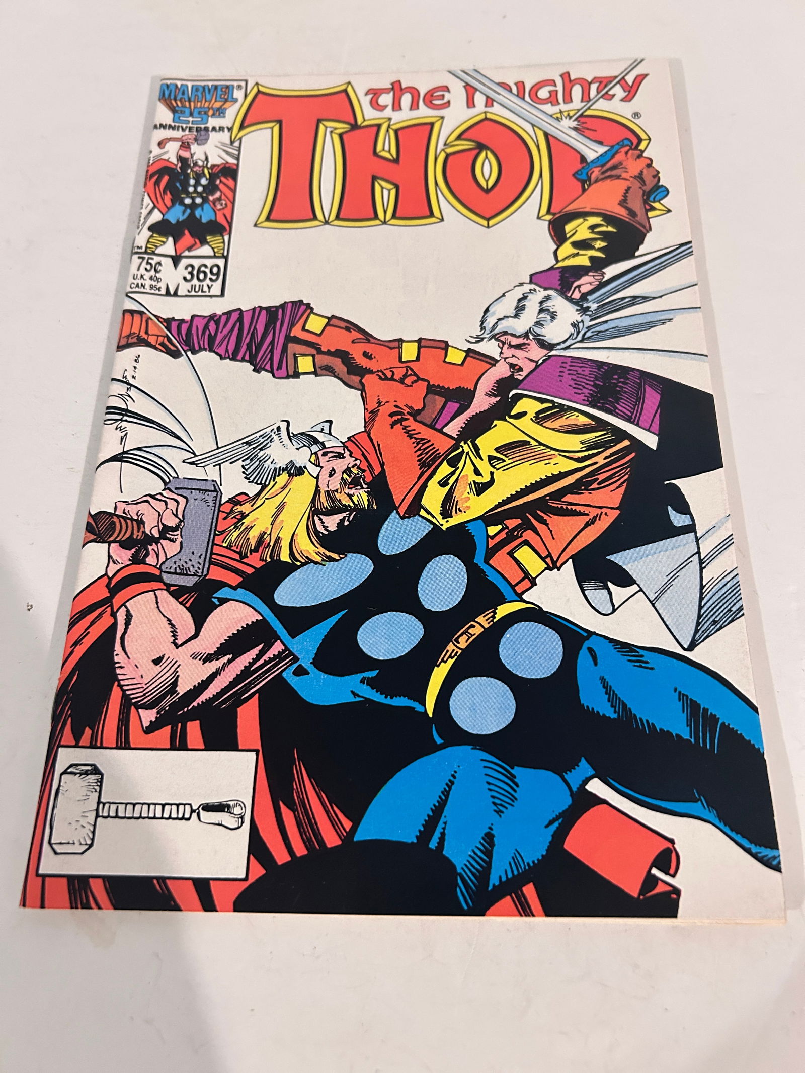 Vintage Comic Book The Mighty Thor # 369 (1 of 2)