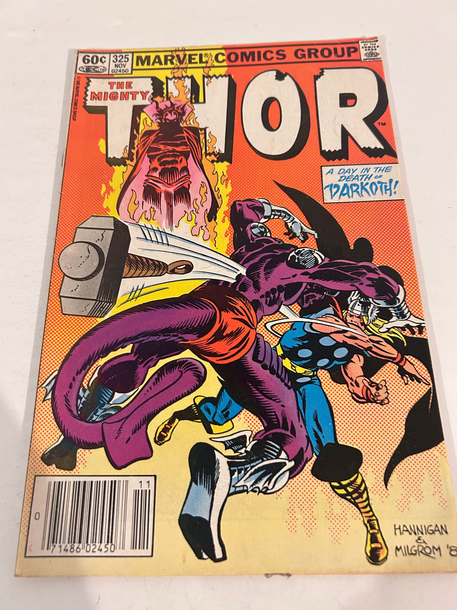 Vintage Comic Book The Mighty Thor # 325 (1 of 2)