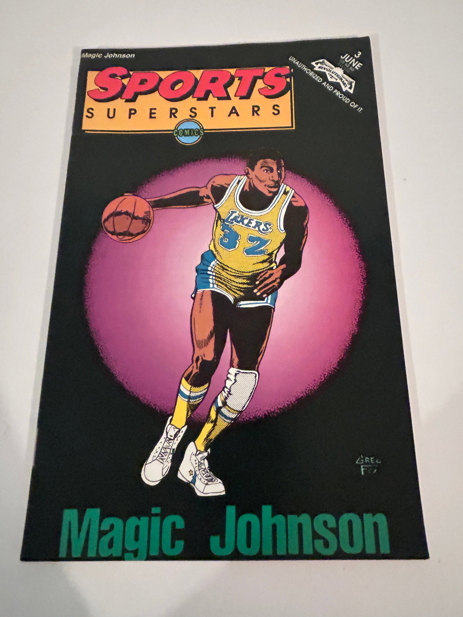 Vintage Comic Book Magic Johnson # 3: Vintage Comic Book Magic Johnson # 3 Please view all photos as they are part of the description and condition of this Item, Feel free to contact me with questions or picture requests! Used Item AS IS