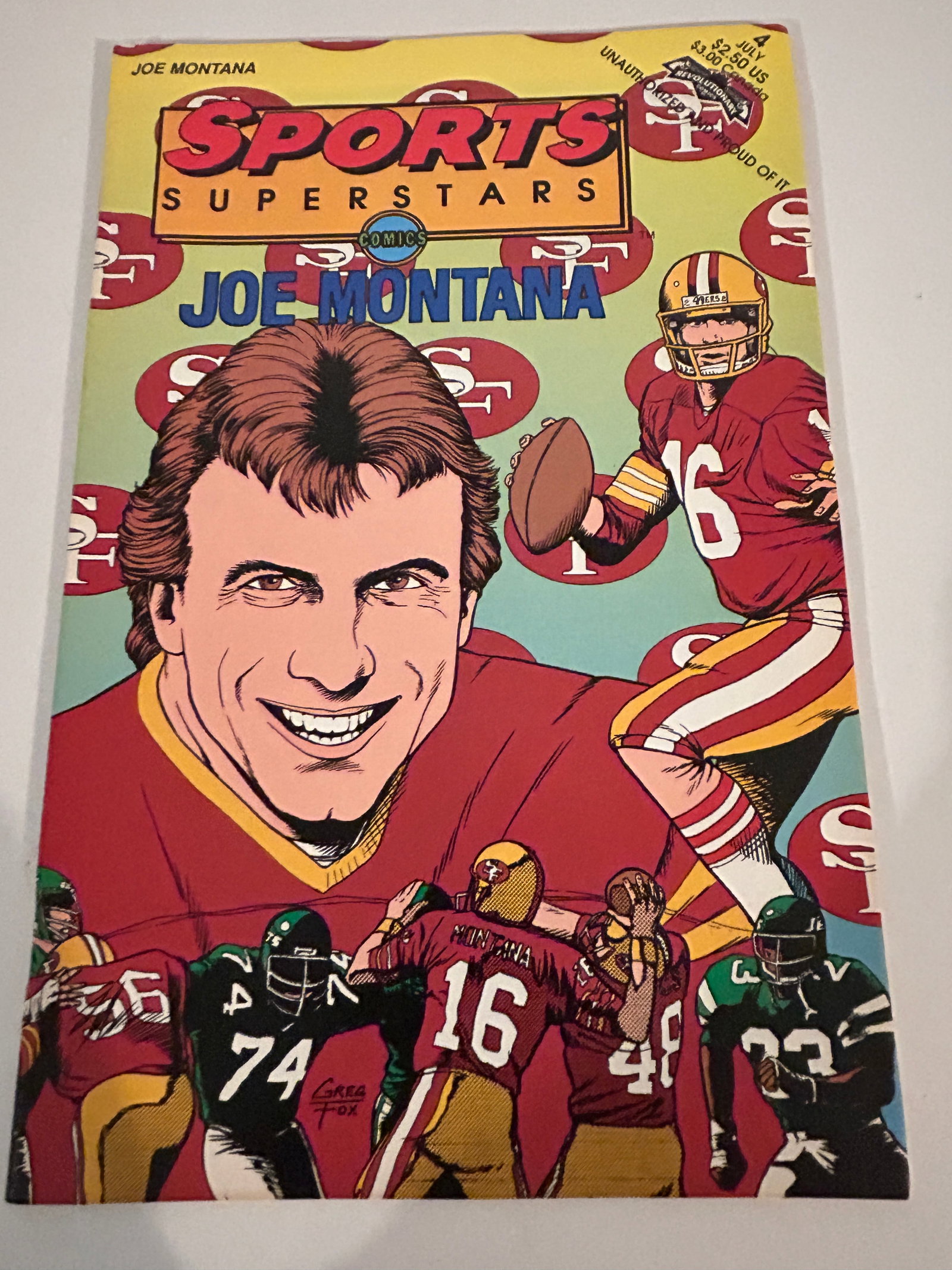 Vintage Comic Book Joe Montana # 4: Vintage Comic Book Joe Montana # 4 Please view all photos as they are part of the description and condition of this Item, Feel free to contact me with questions or picture requests! Used Item AS IS