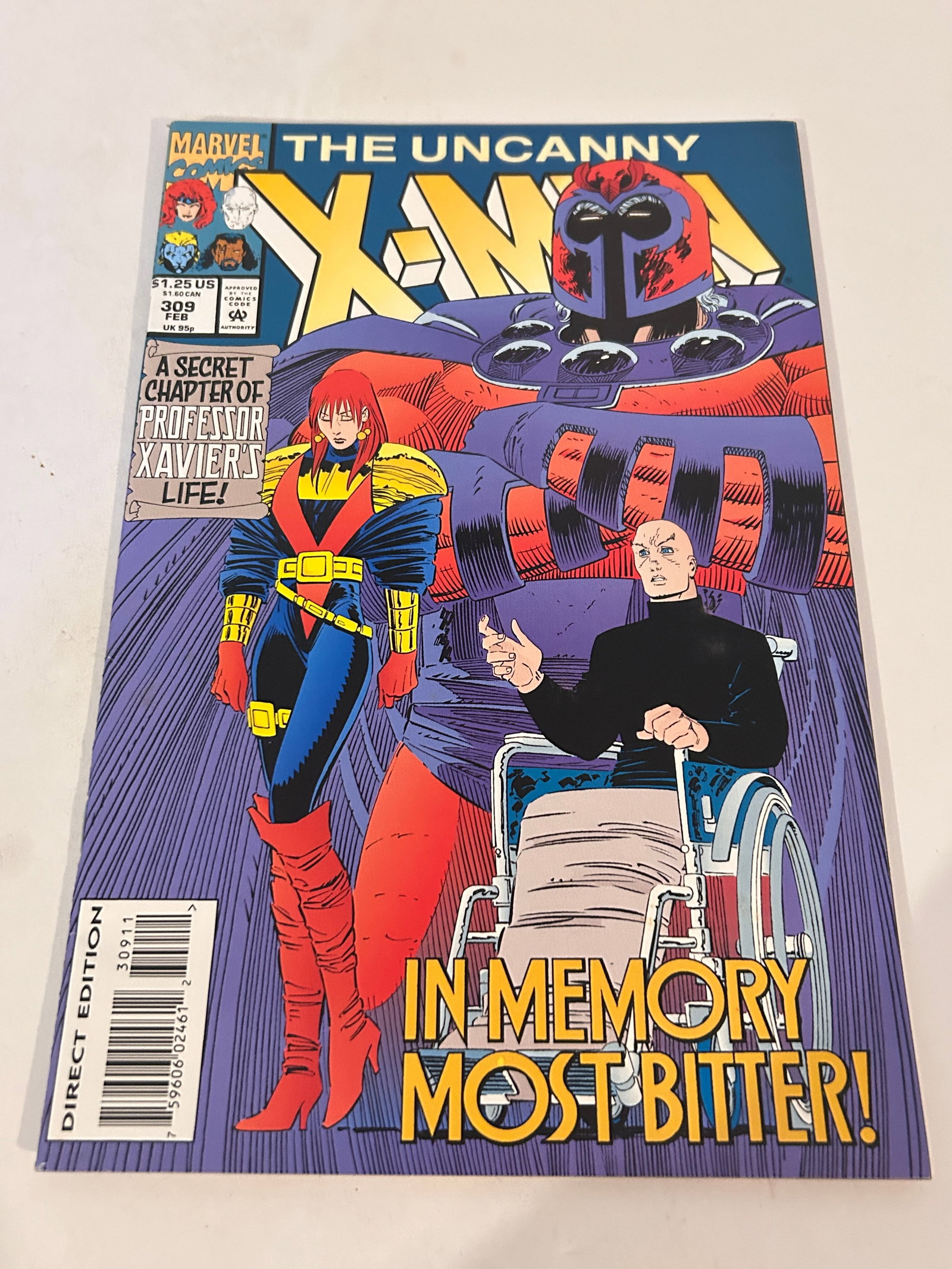 Vintage Comic Book Uncanny X-Men # 309: Vintage Comic Book Uncanny X-Men # 309 Please view all photos as they are part of the description and condition of this Item, Feel free to contact me with questions or picture requests! Used Item AS I