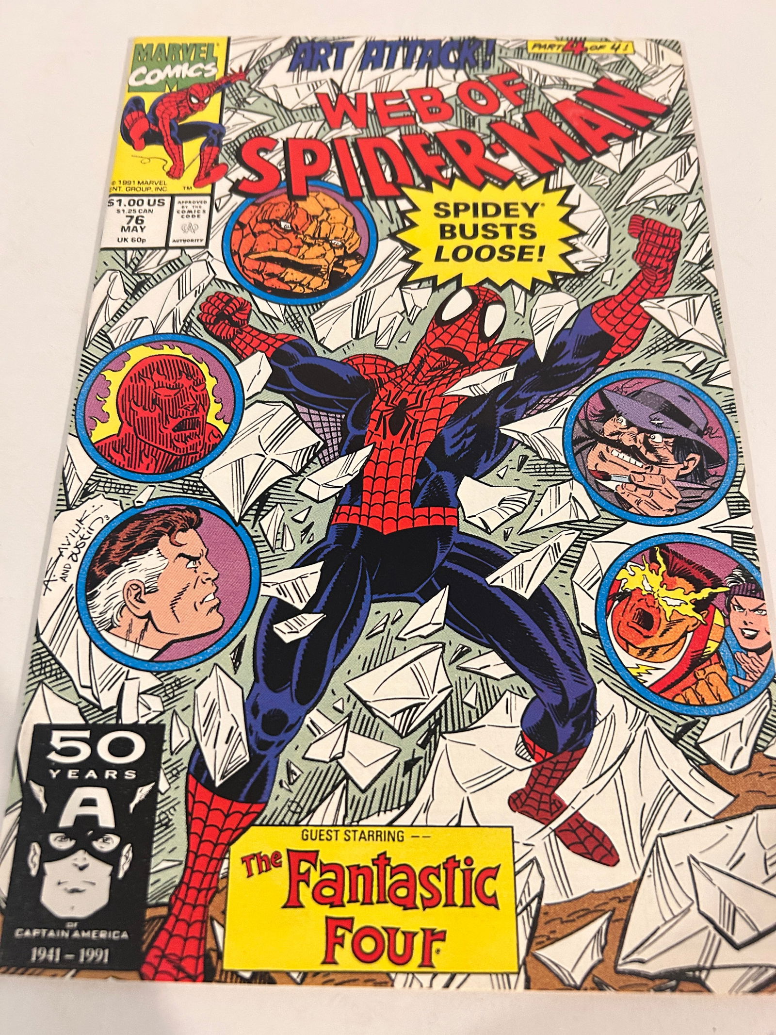 Vintage Comic Book Web of Spider-Man # 76 (1 of 3)