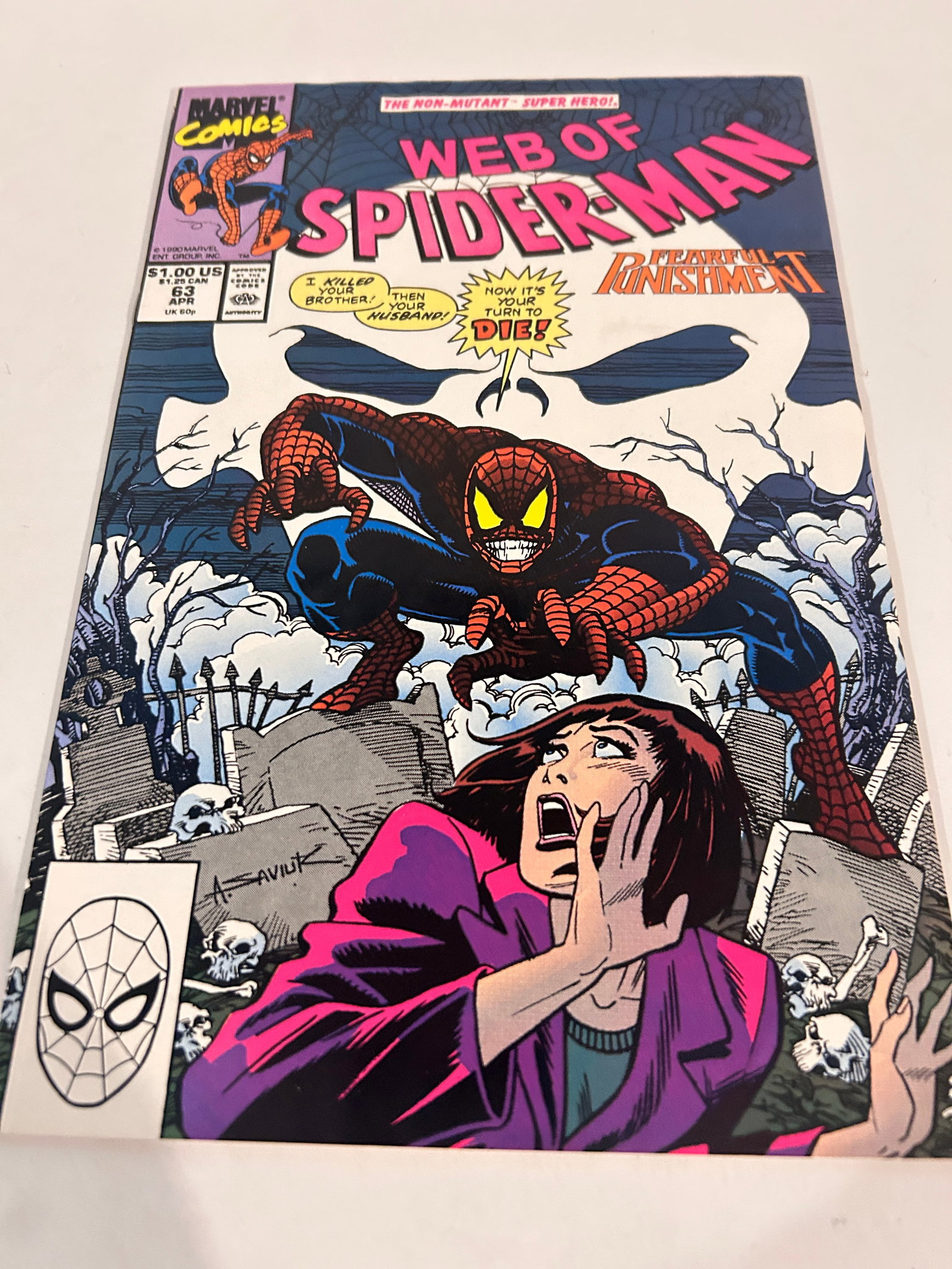Vintage Comic Book Web of Spider-Man # 63: Vintage Comic Book Web of Spider-Man # 63 Please view all photos as they are part of the description and condition of this Item, Feel free to contact me with questions or picture requests! Used Item A
